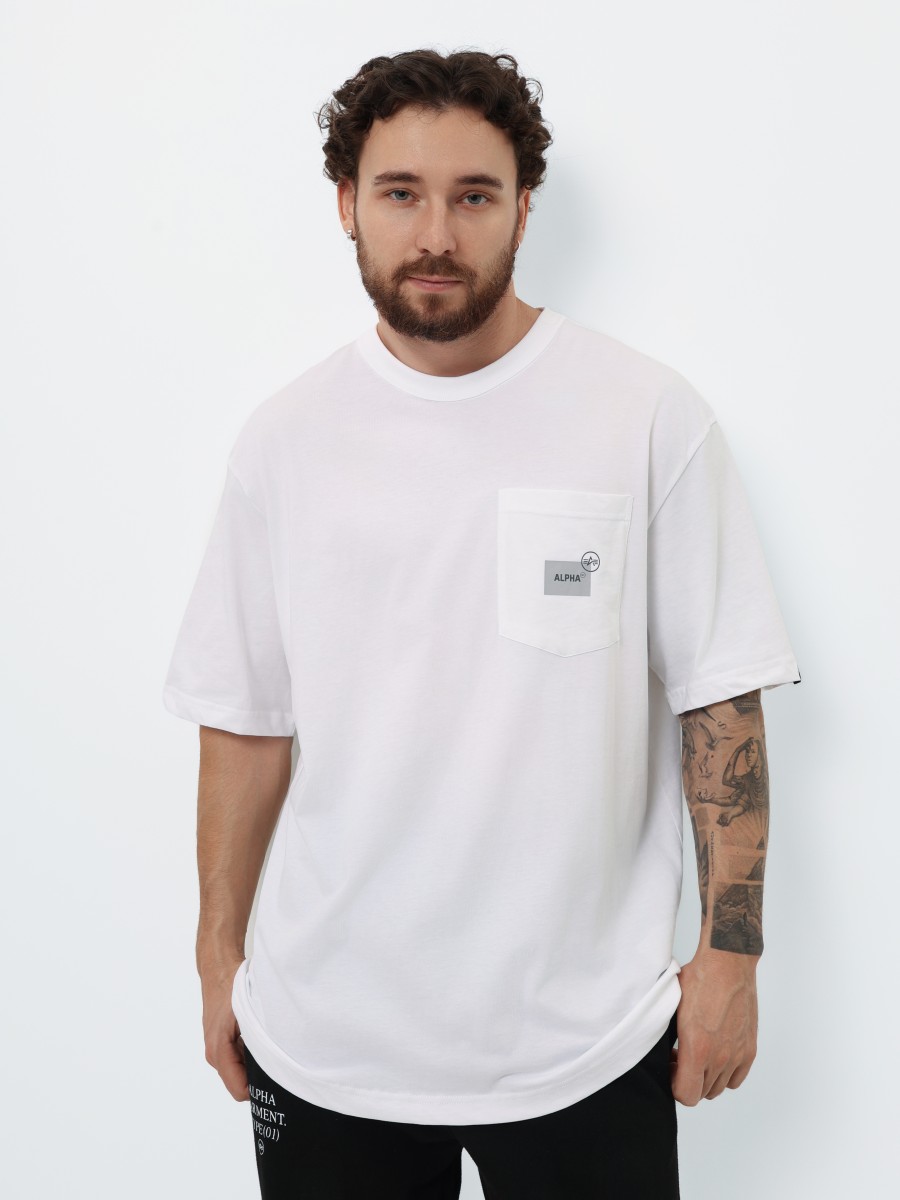 Футболка "UNFRM SS Pocket A.I." (White) Alpha Industries