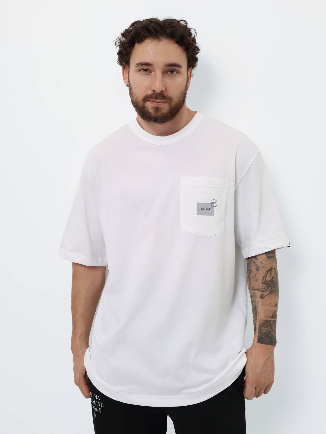 Футболка "UNFRM SS Pocket A.I." (White) Alpha Industries