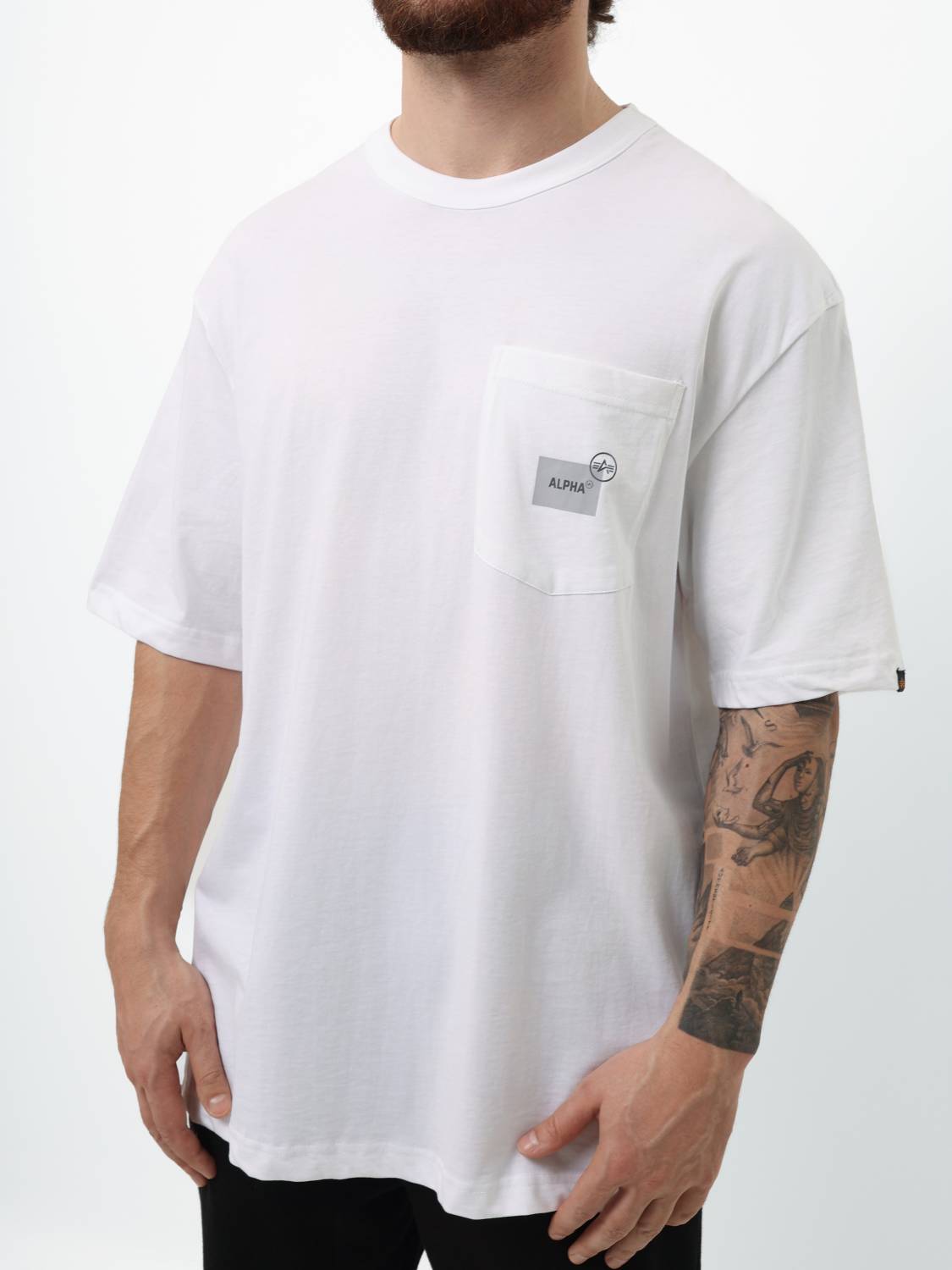 Футболка "UNFRM SS Pocket A.I." (White) Alpha Industries