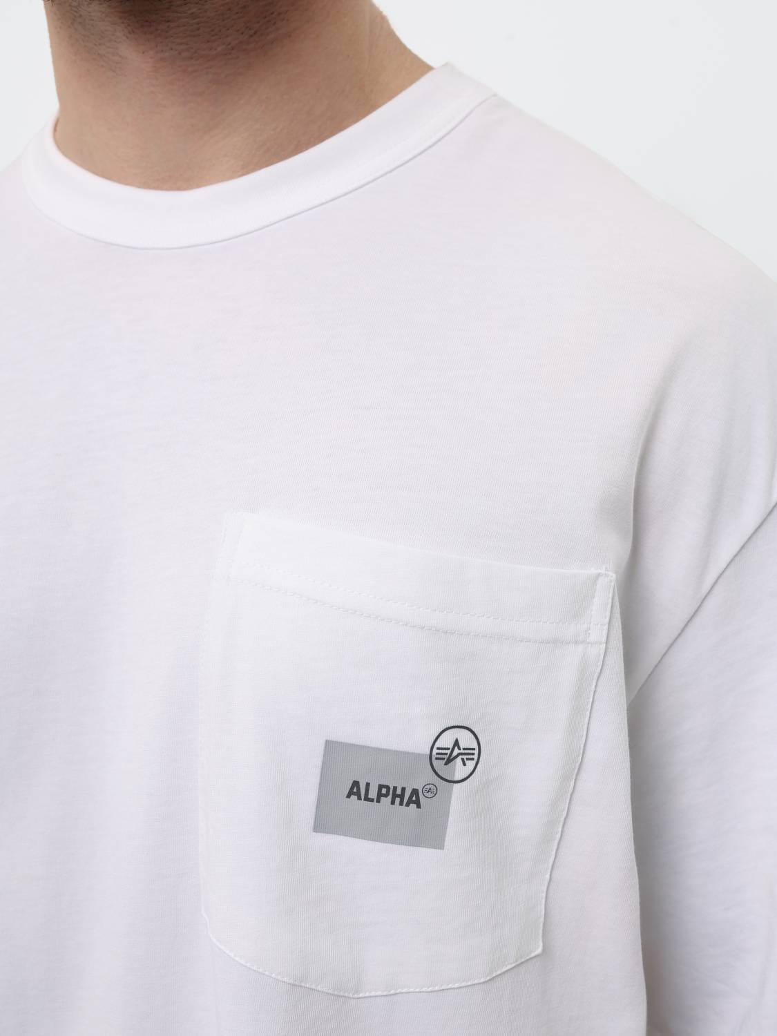 Футболка "UNFRM SS Pocket A.I." (White) Alpha Industries