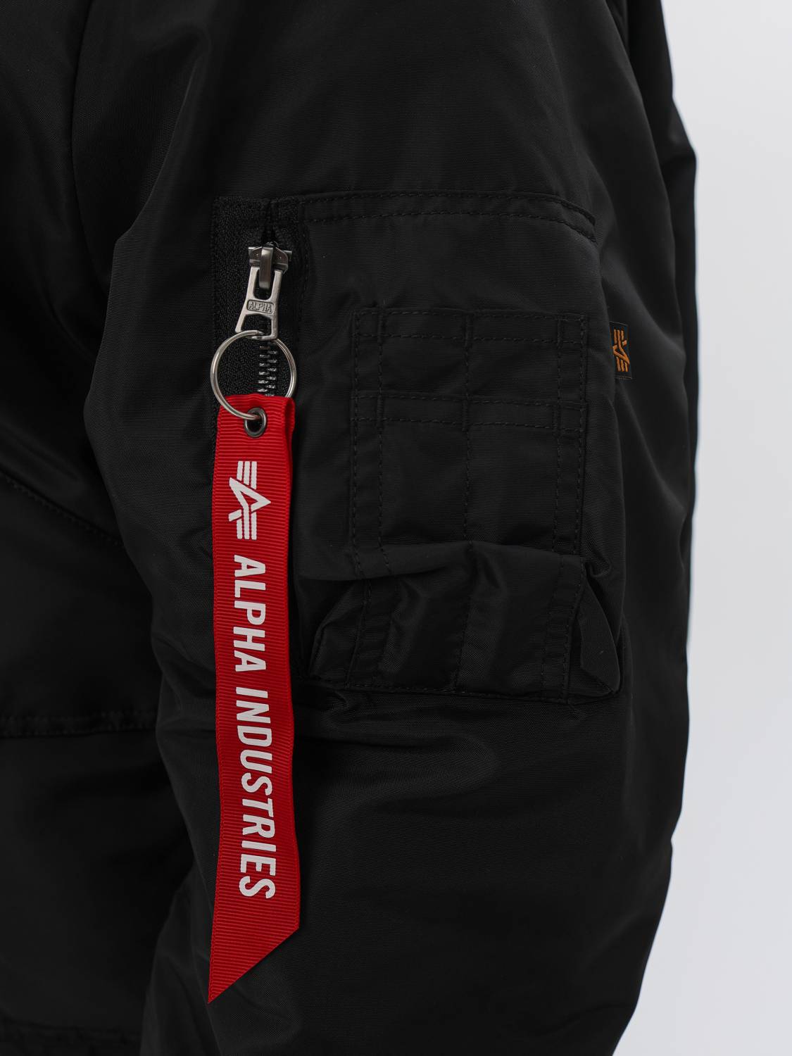 Куртка / Бомбер утепленный мужской ''CWU 45/P Oxford SC'' (Black) Alpha Industries