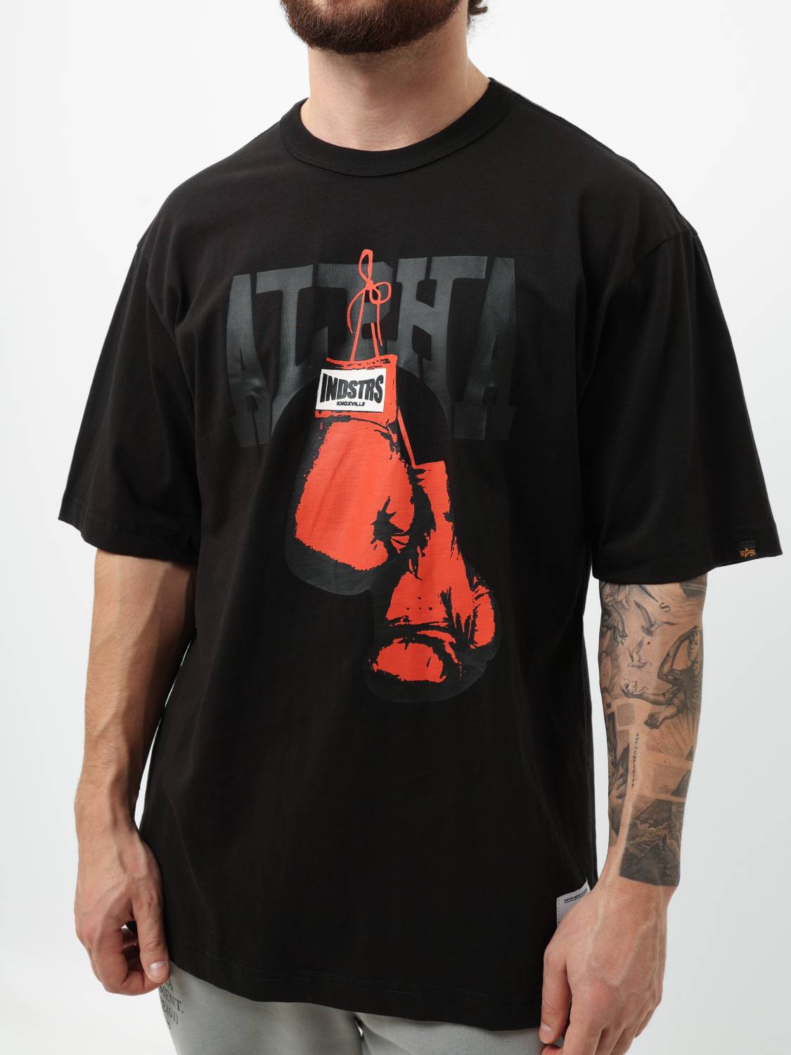 Футболка "Alpha Boxer" (Black) Alpha Industries