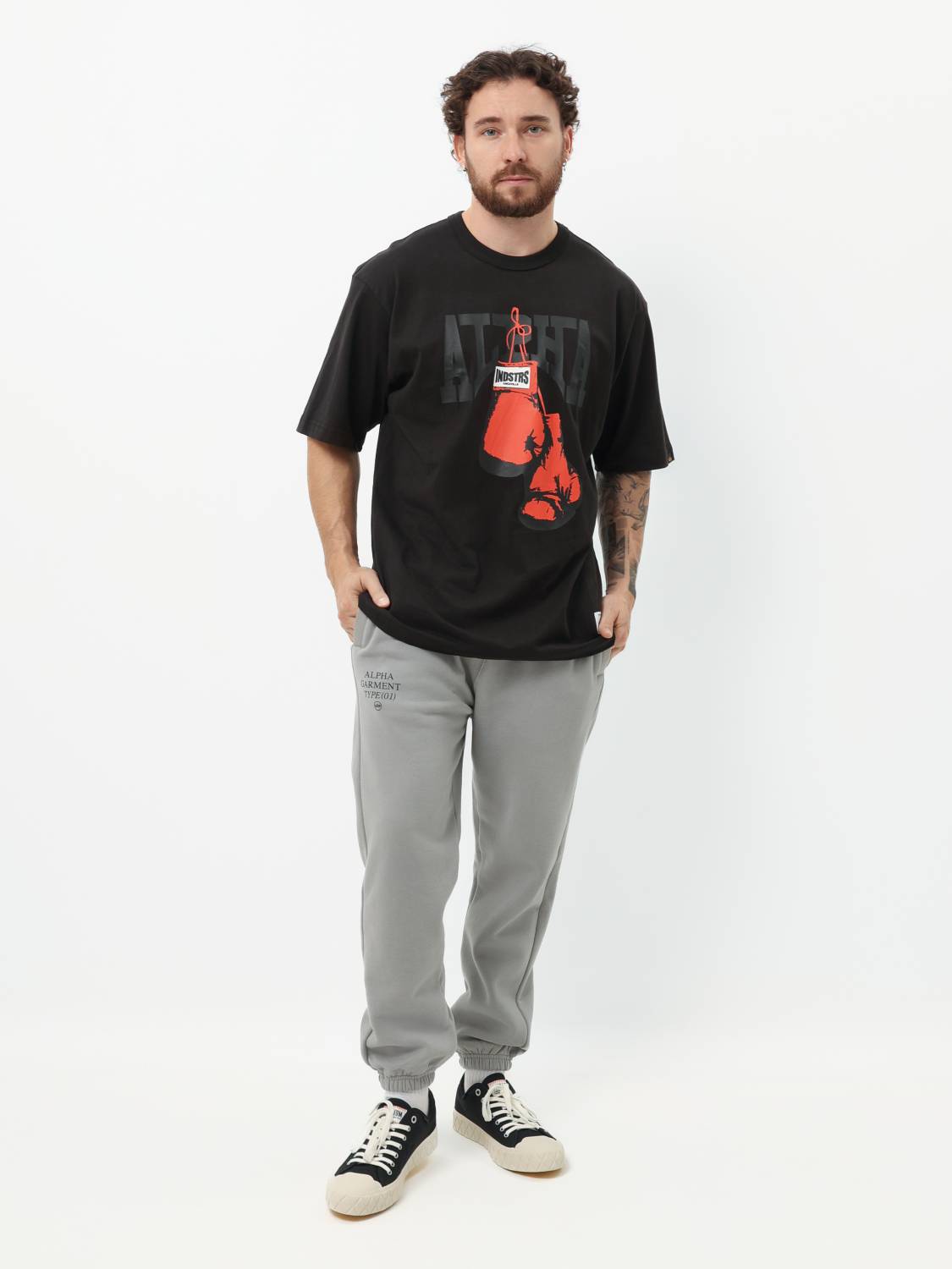 Футболка "Alpha Boxer" (Black) Alpha Industries