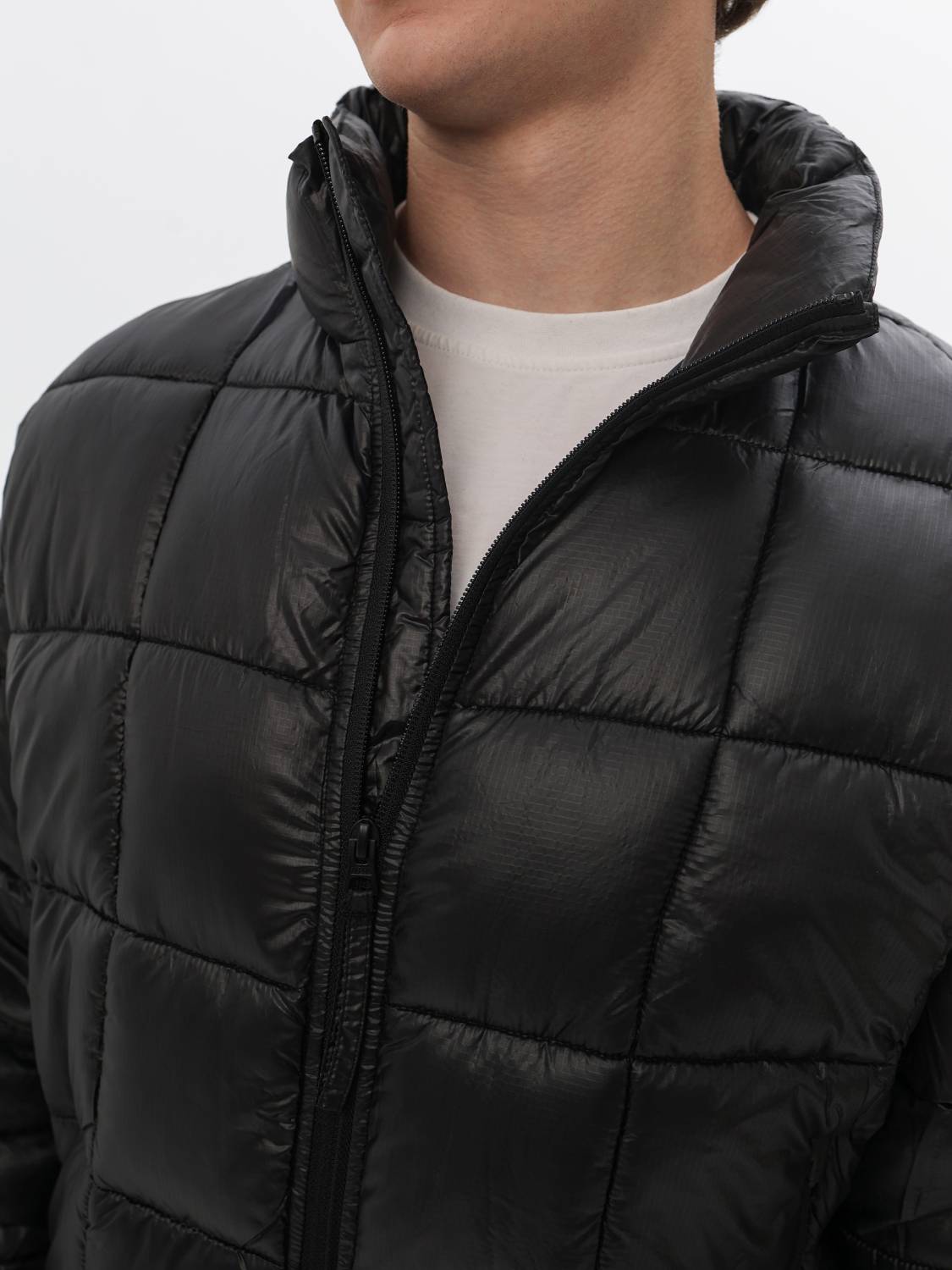 Куртка / Бомбер теплый пуховый мужской ''MA-1 Puffer'' (Black) Alpha Industries