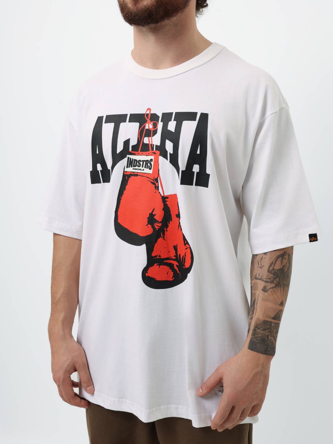 Футболка "Alpha Boxer" (White) Alpha Industries