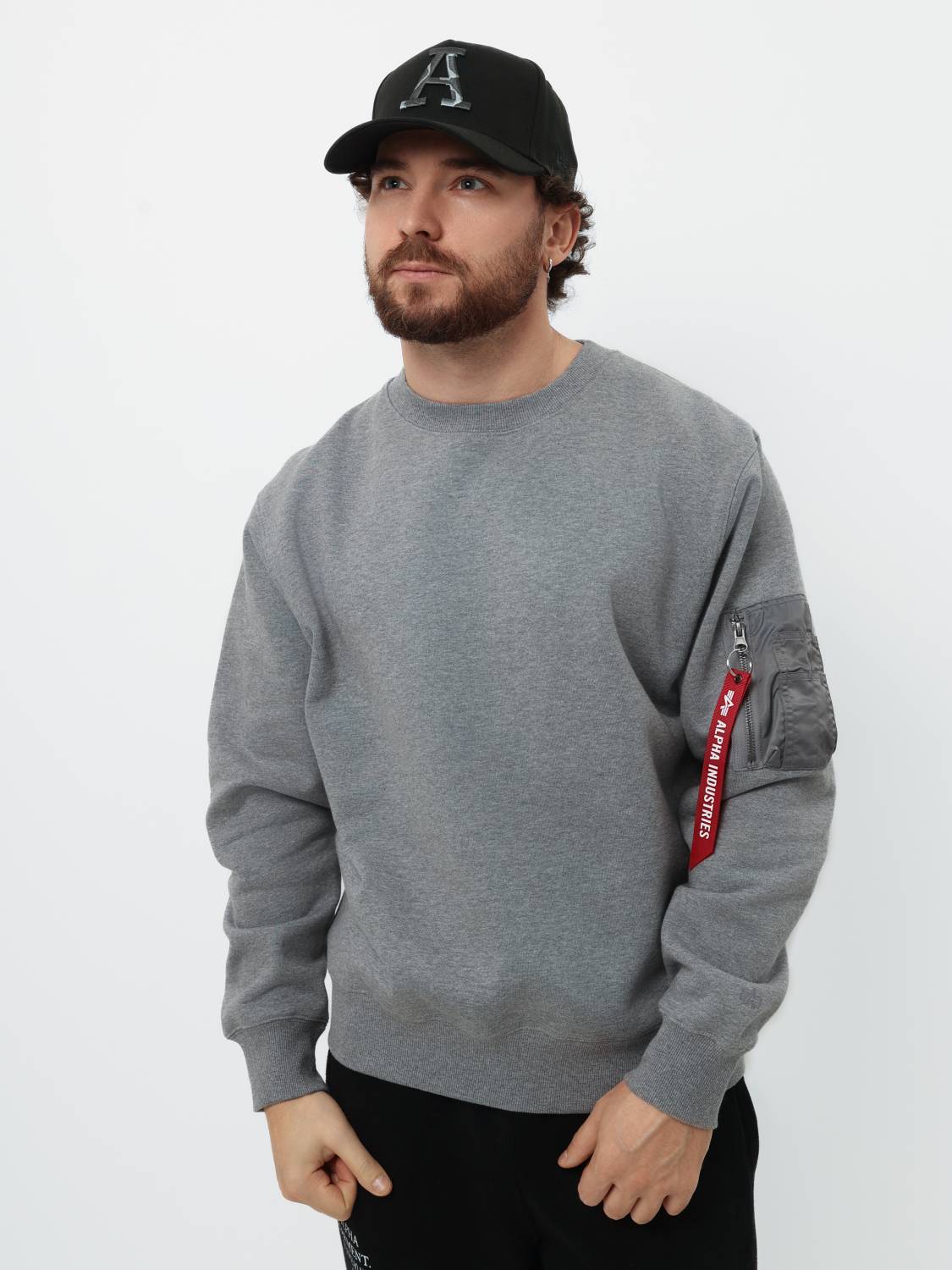 Кепка / Бейсболка ''New Era X'' (Black) Alpha Industries