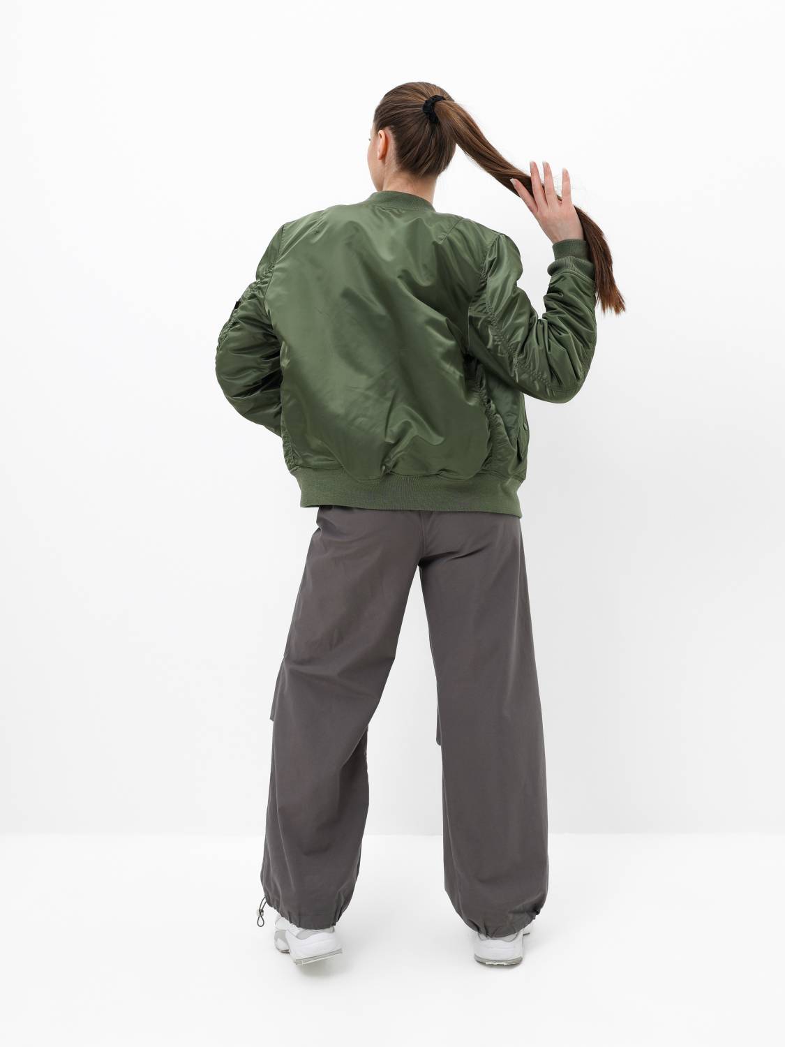Куртка / Бомбер утепленный женский ''MA-1 W'' (Sage) Alpha Industries