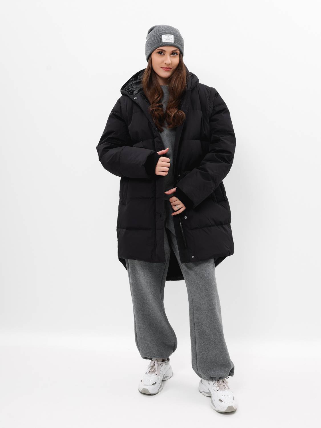 Куртка / Парка-жилет теплая женская "Sierra Convertible W" (Black) Alpha Industries