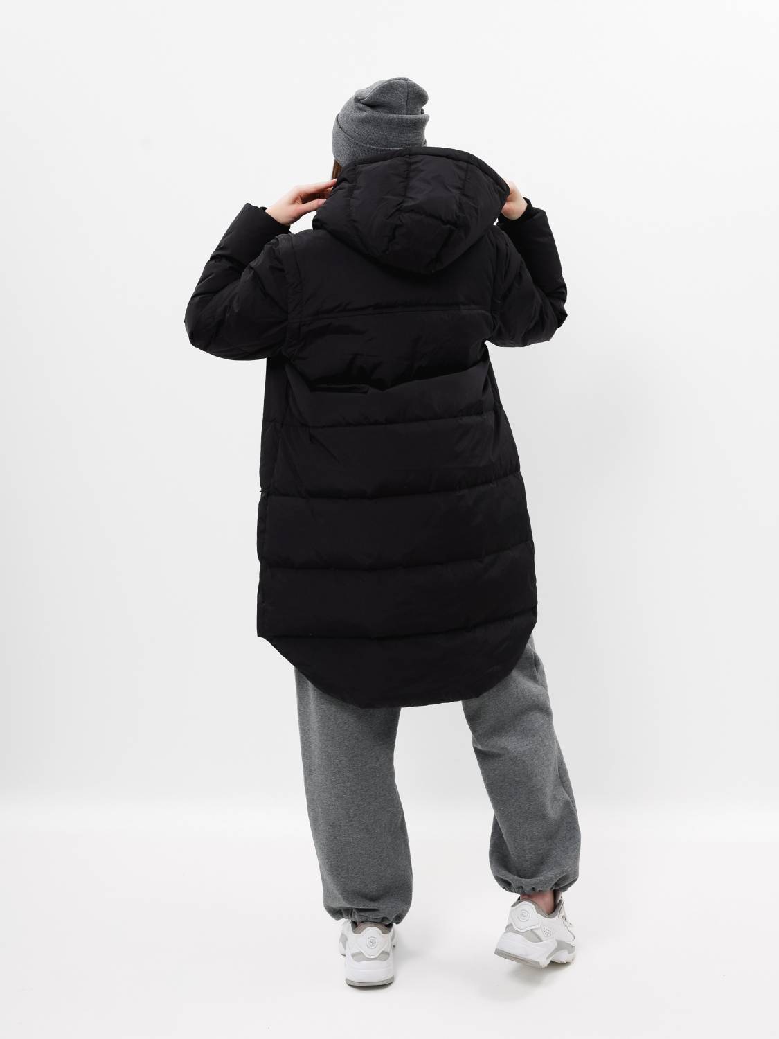 Куртка / Парка-жилет теплая женская "Sierra Convertible W" (Black) Alpha Industries