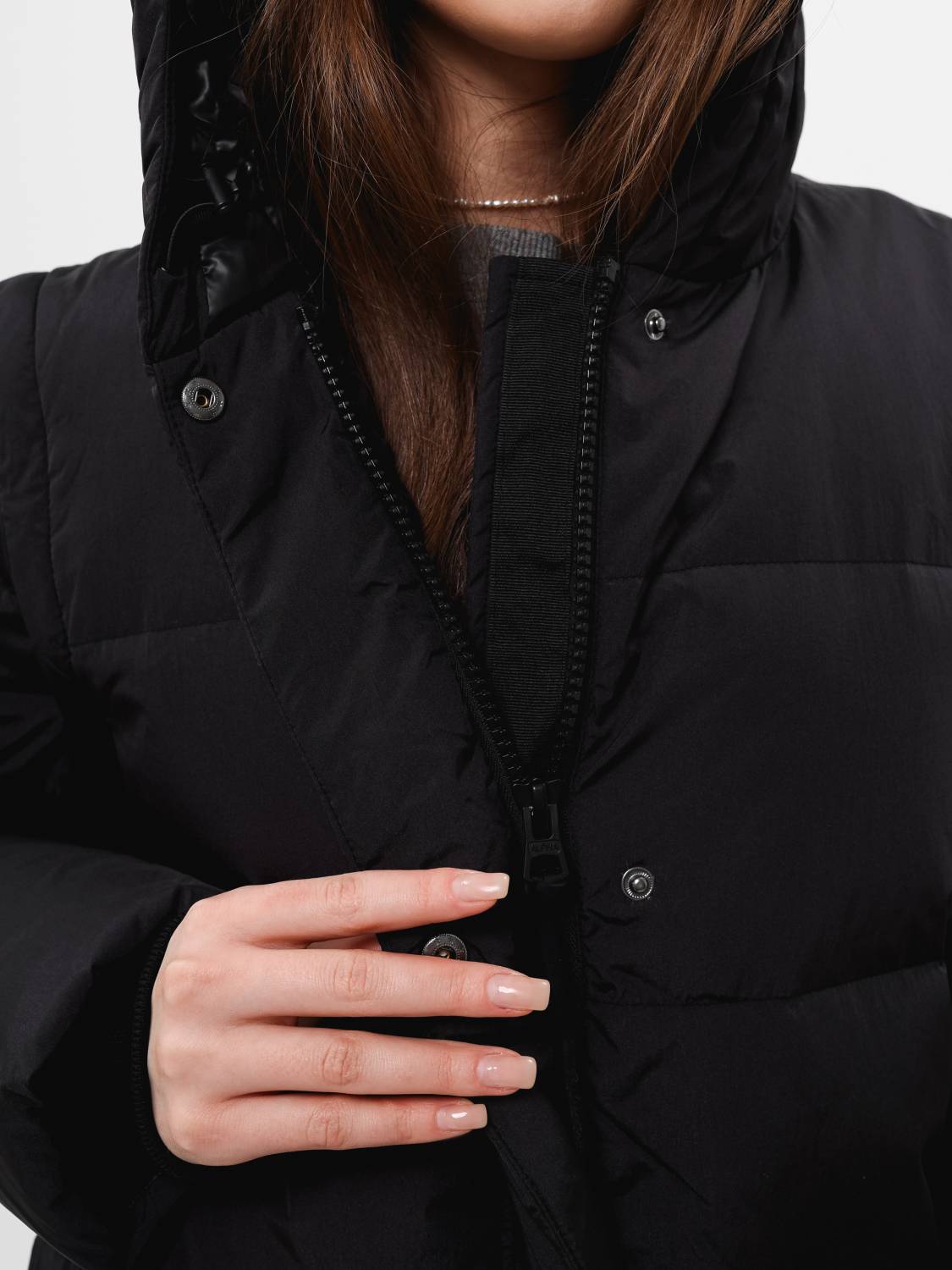 Куртка / Парка-жилет теплая женская "Sierra Convertible W" (Black) Alpha Industries