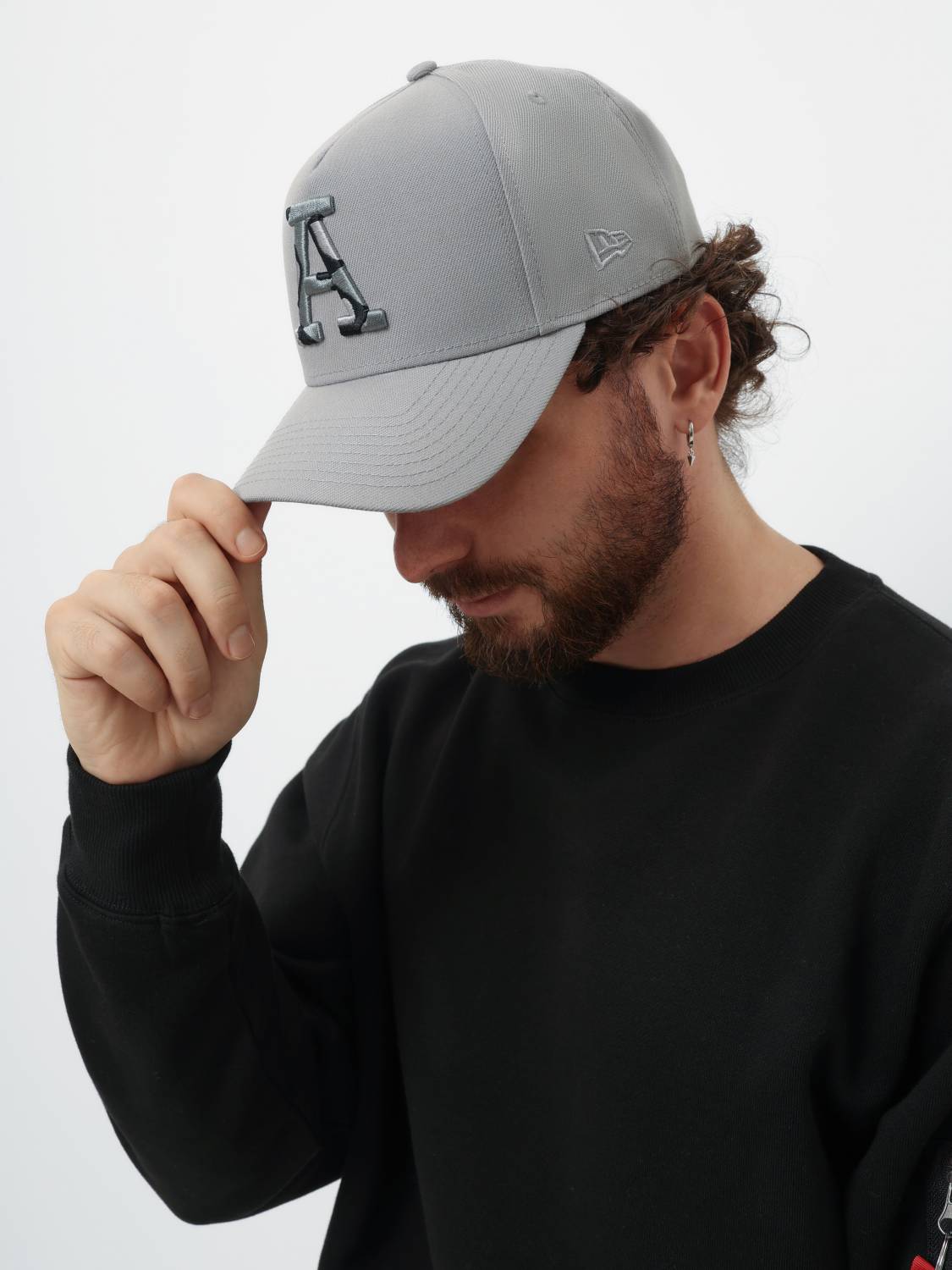 Кепка / Бейсболка ''New Era X'' (Light Gray) Alpha Industries