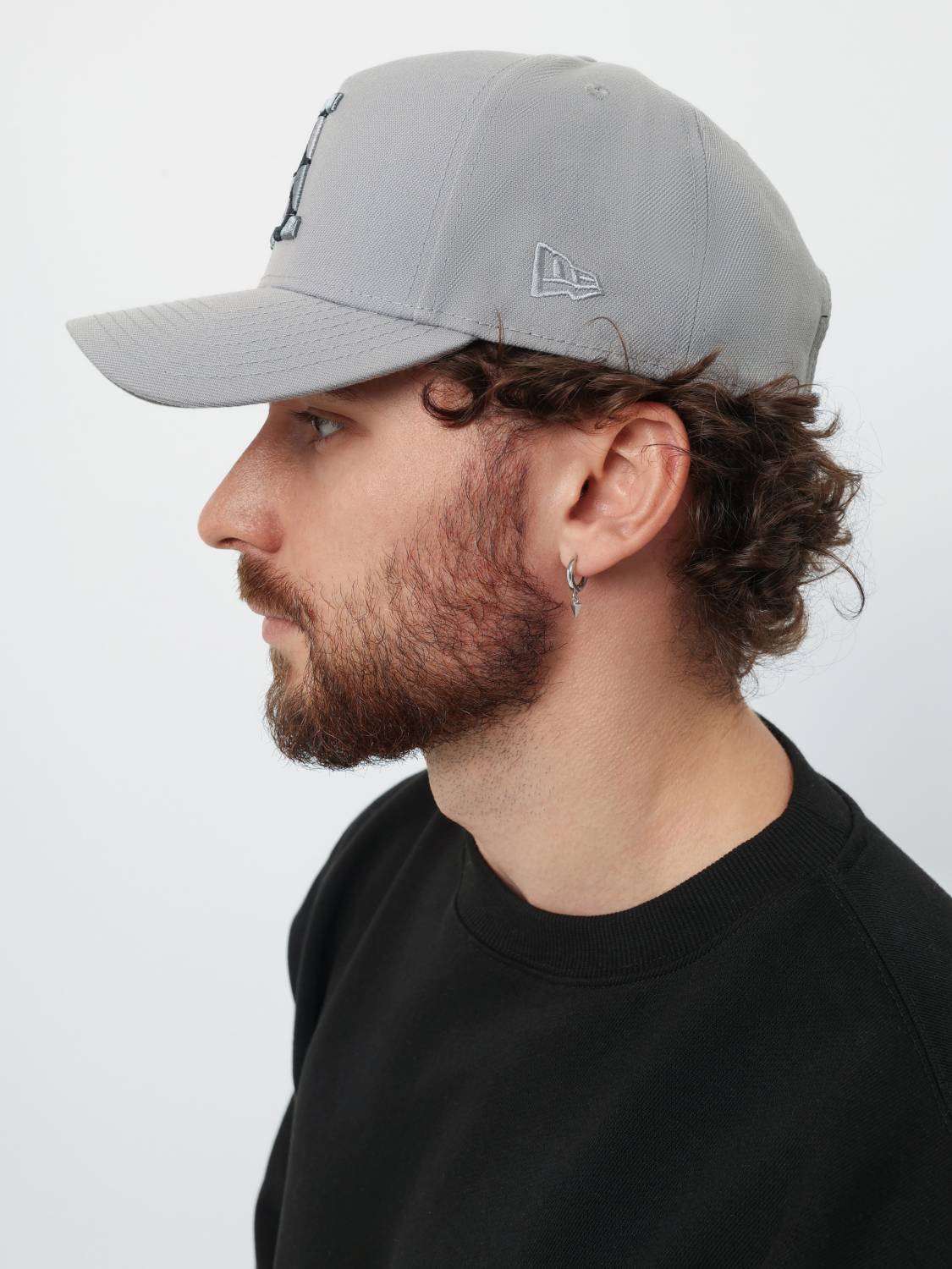 Кепка / Бейсболка ''New Era X'' (Light Gray) Alpha Industries