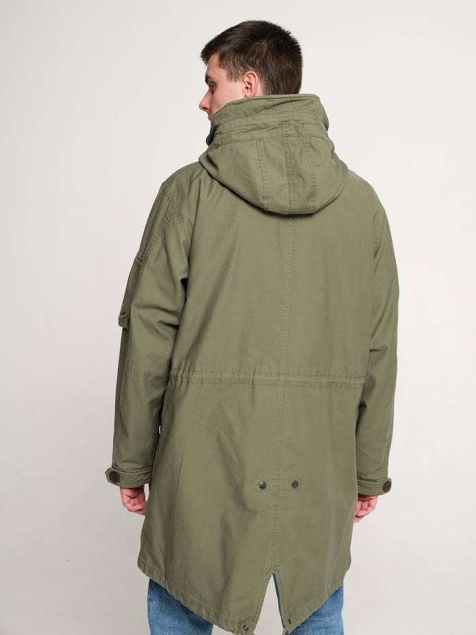 Куртка / Парка мужская "M-59 Fishtail MOD" (Olive) Alpha Industries