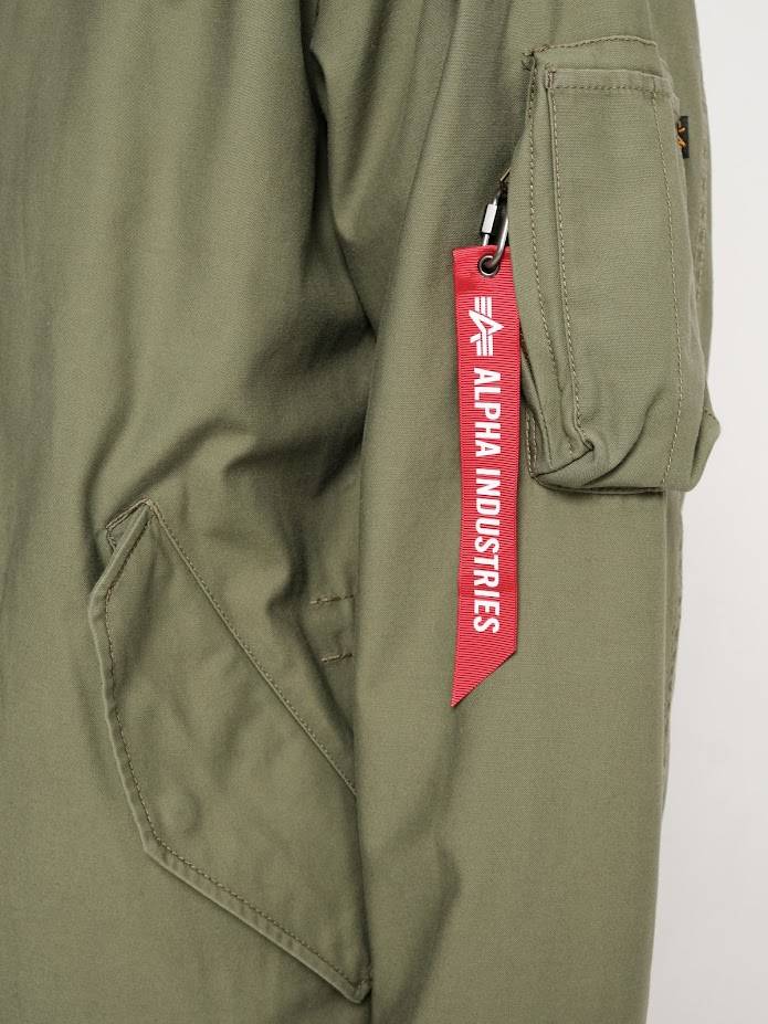 Куртка / Парка мужская "M-59 Fishtail MOD" (Olive) Alpha Industries