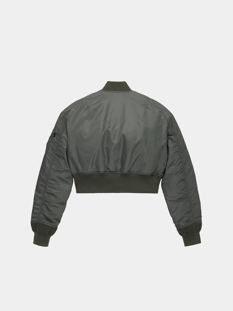 Куртка / Бомбер утепленный женский ''Cropped MA-1'' (Field Gray) Alpha Industries Куртка / Бомбер утепленный женский ''Cropped MA-1'' (Field Gray) Alpha Industries