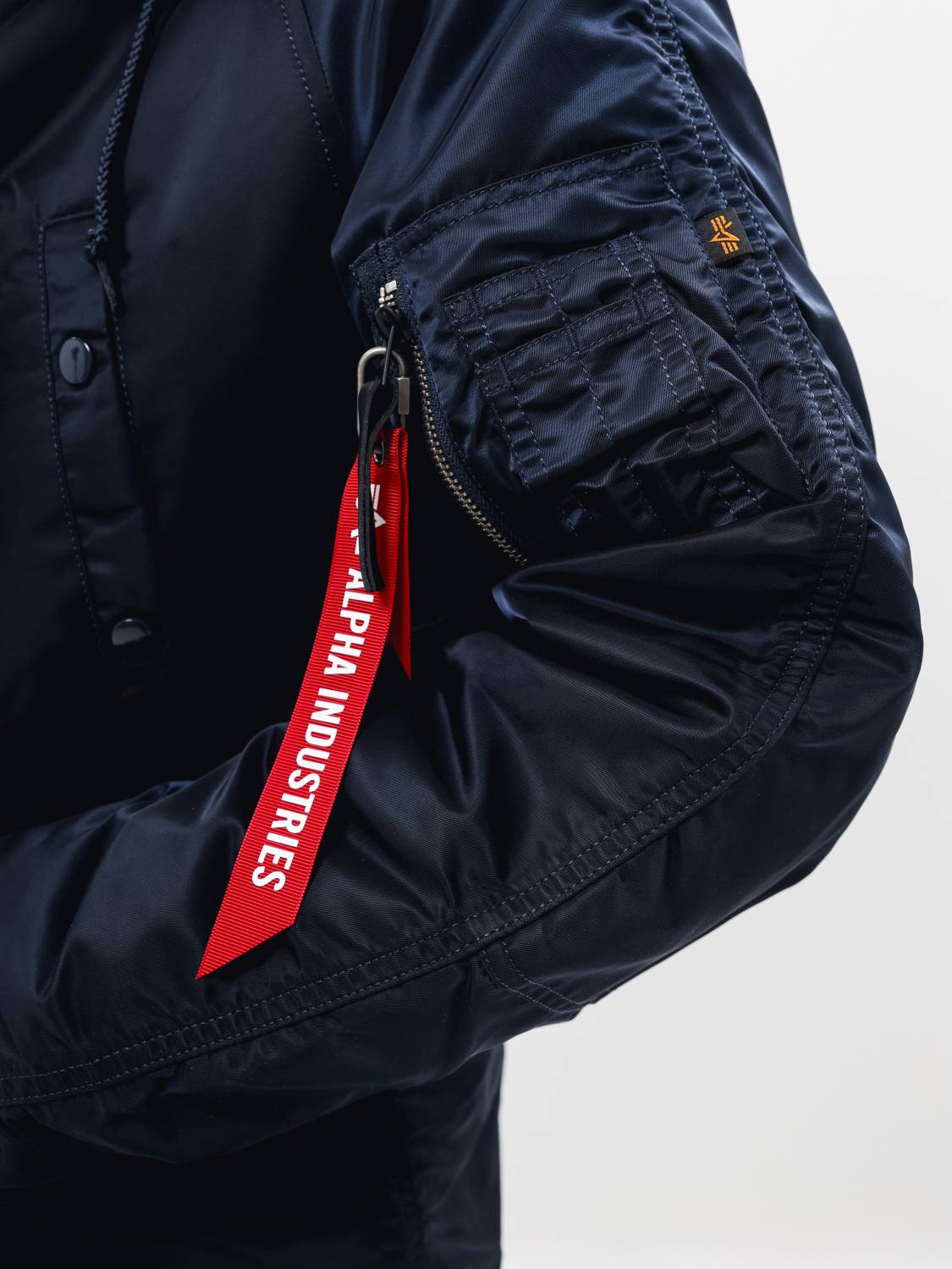 Куртка / Парка теплая женская "N-3B W" (Replica Blue) Alpha Industries
