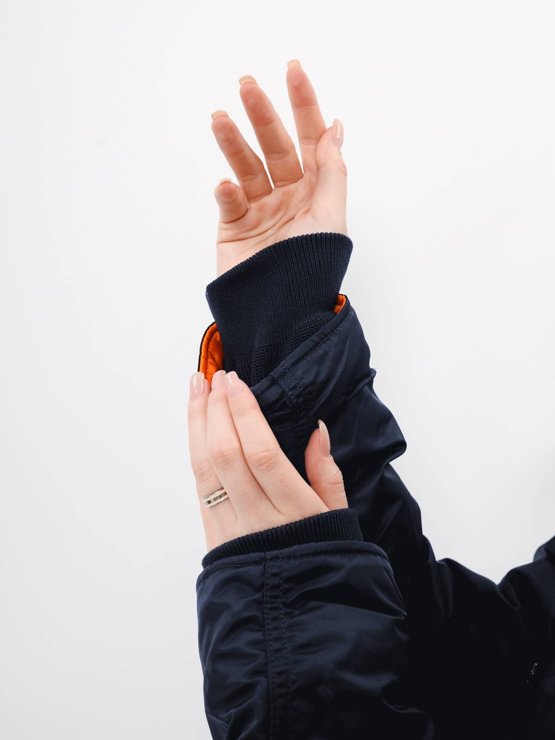 Куртка / Парка теплая женская "N-3B W" (Replica Blue) Alpha Industries
