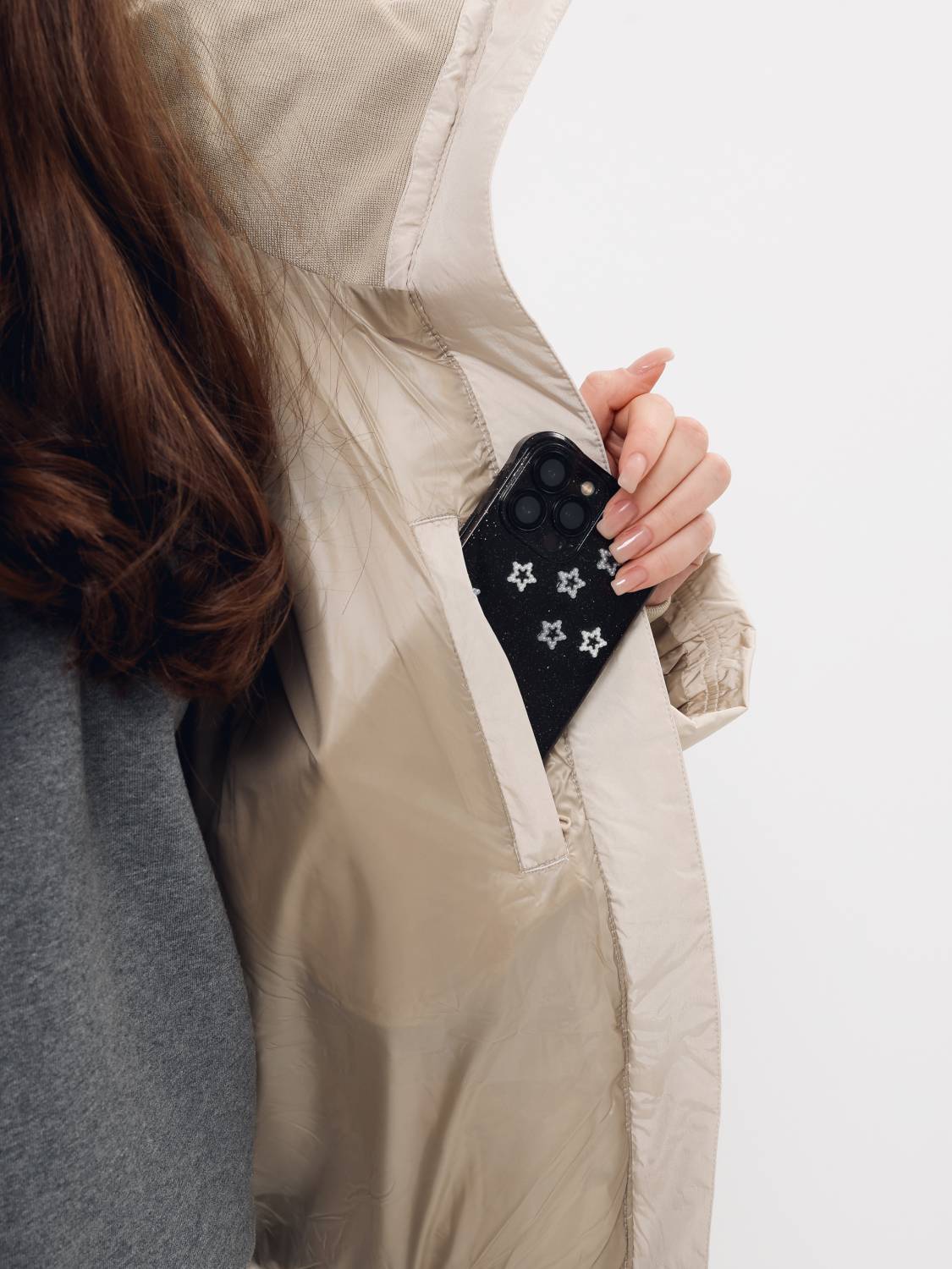 Пуховик / Куртка теплая женская "Sierra Short Puffer W" (Limestone) Alpha Industries
