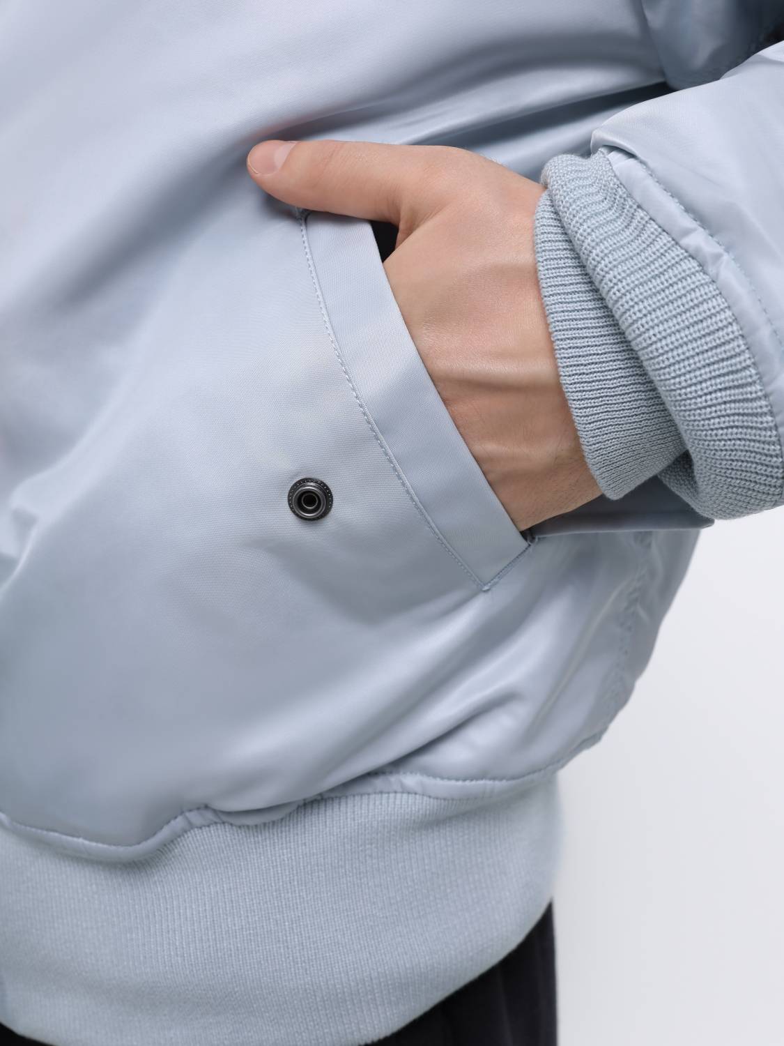 Куртка / Бомбер утепленный мужской ''MA-1'' (Mist) Alpha Industries Куртка / Бомбер утепленный мужской ''MA-1'' (Mist) Alpha Industries