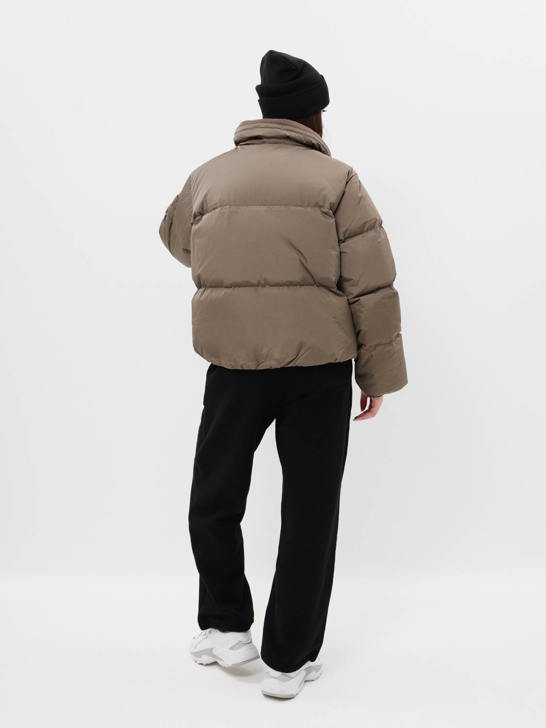 Пуховик / Куртка теплая женская "Sierra Short Puffer W" (Coyote Brown) Alpha Industries