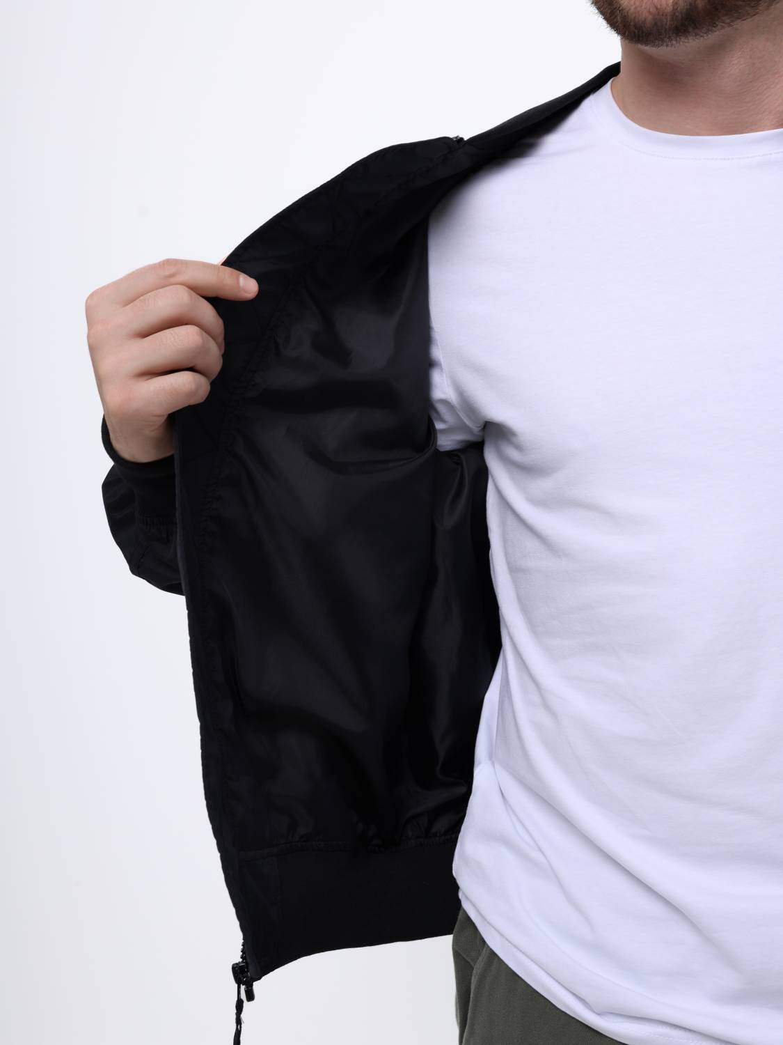 Куртка / Ветровка / Бомбер мужской "Logo L-2B Hunter Relaxed" (Black) Alpha Industries Куртка / Ветровка / Бомбер мужской "Logo L-2B Hunter Relaxed" (Black) Alpha Industries