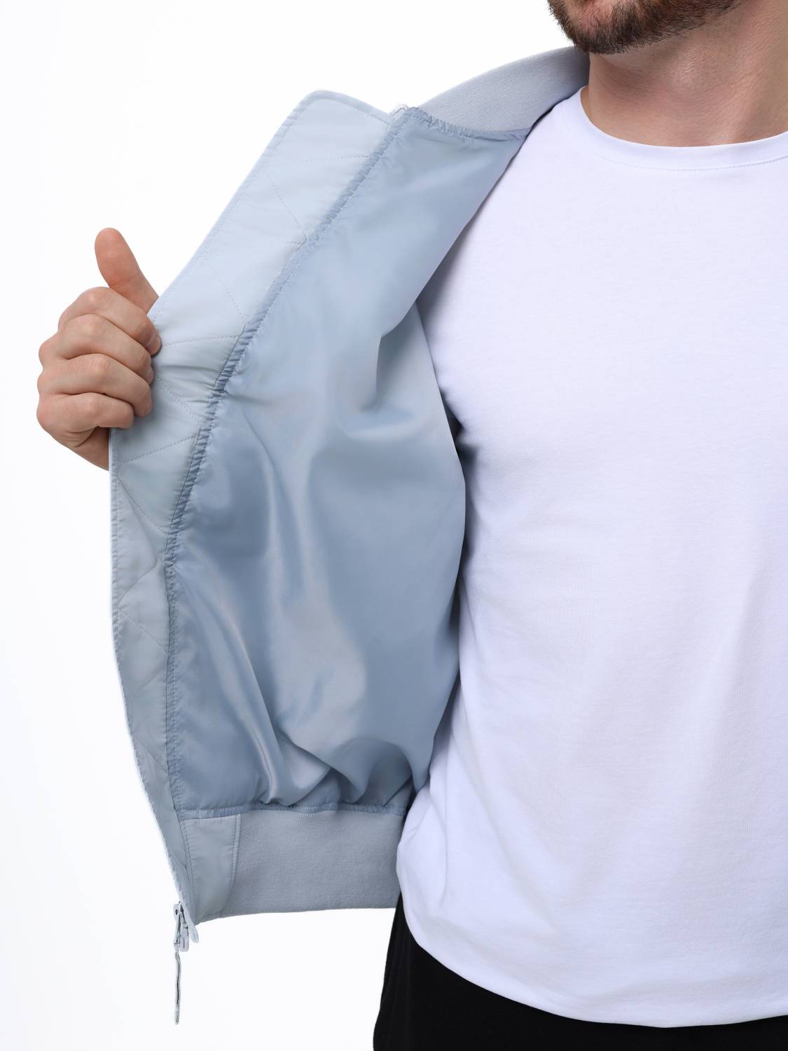 Куртка / Ветровка / Бомбер мужской "Logo L-2B Hunter Relaxed" (Mist) Alpha Industries Куртка / Ветровка / Бомбер мужской "Logo L-2B Hunter Relaxed" (Mist) Alpha Industries