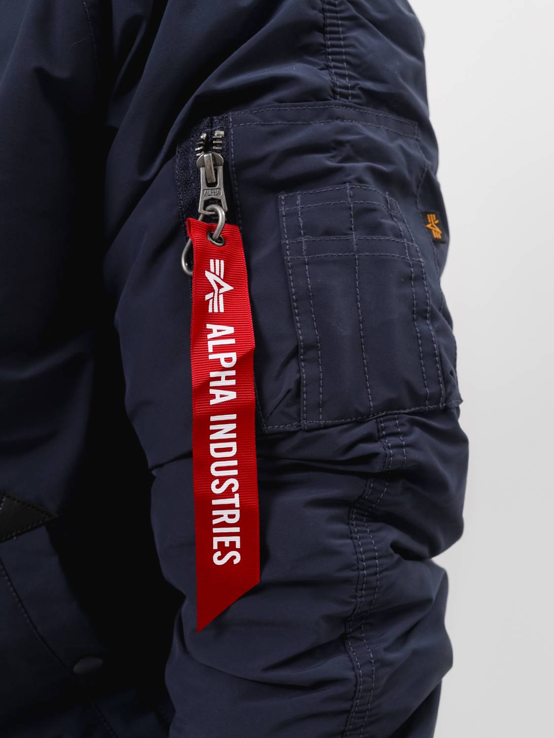 Куртка / Парка теплая мужская "N-2B Altitude" (Replica Blue) Alpha Industries