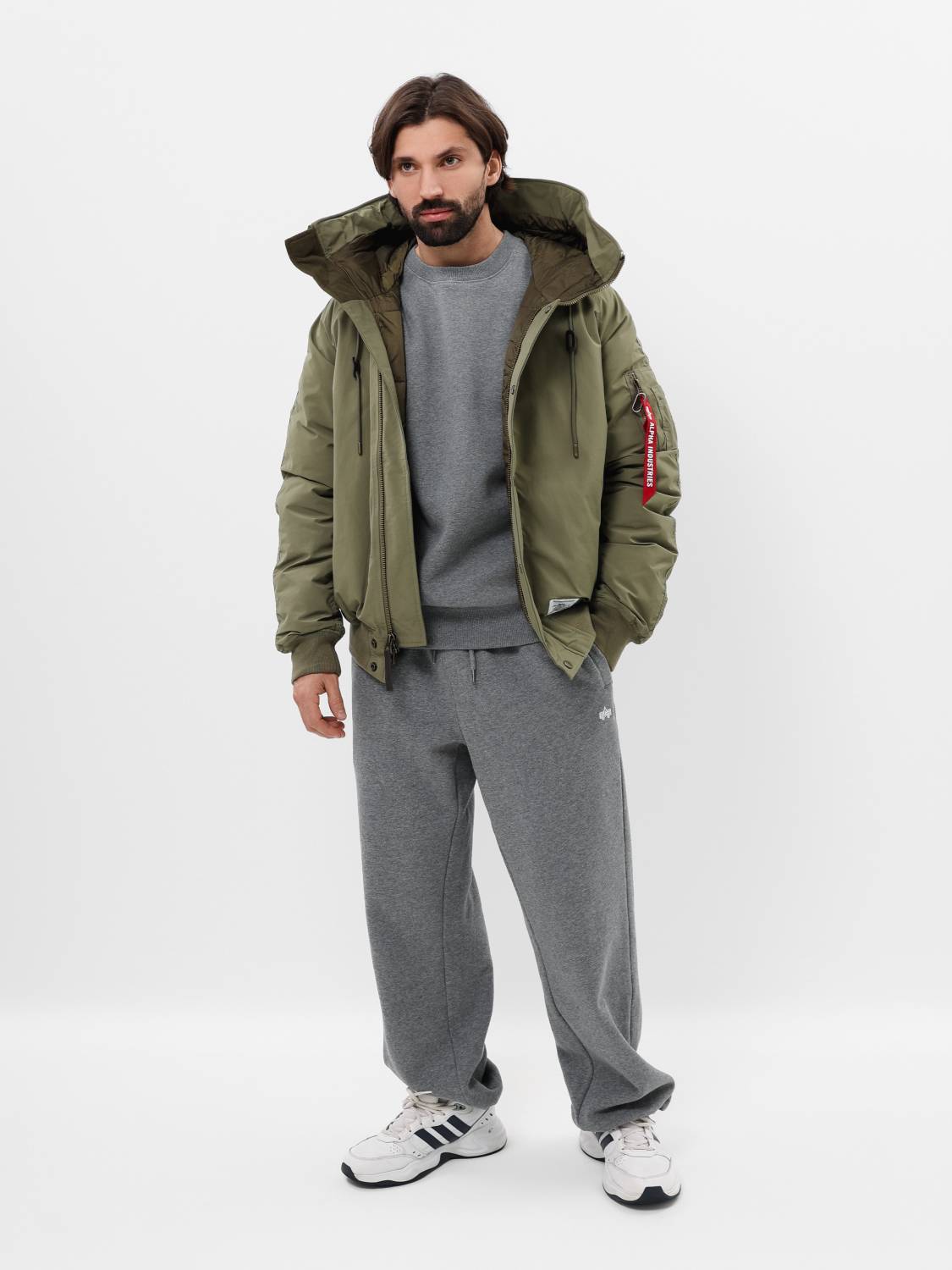 Куртка / Парка теплая мужская "N-2B Altitude" (OG-107 Green) Alpha Industries
