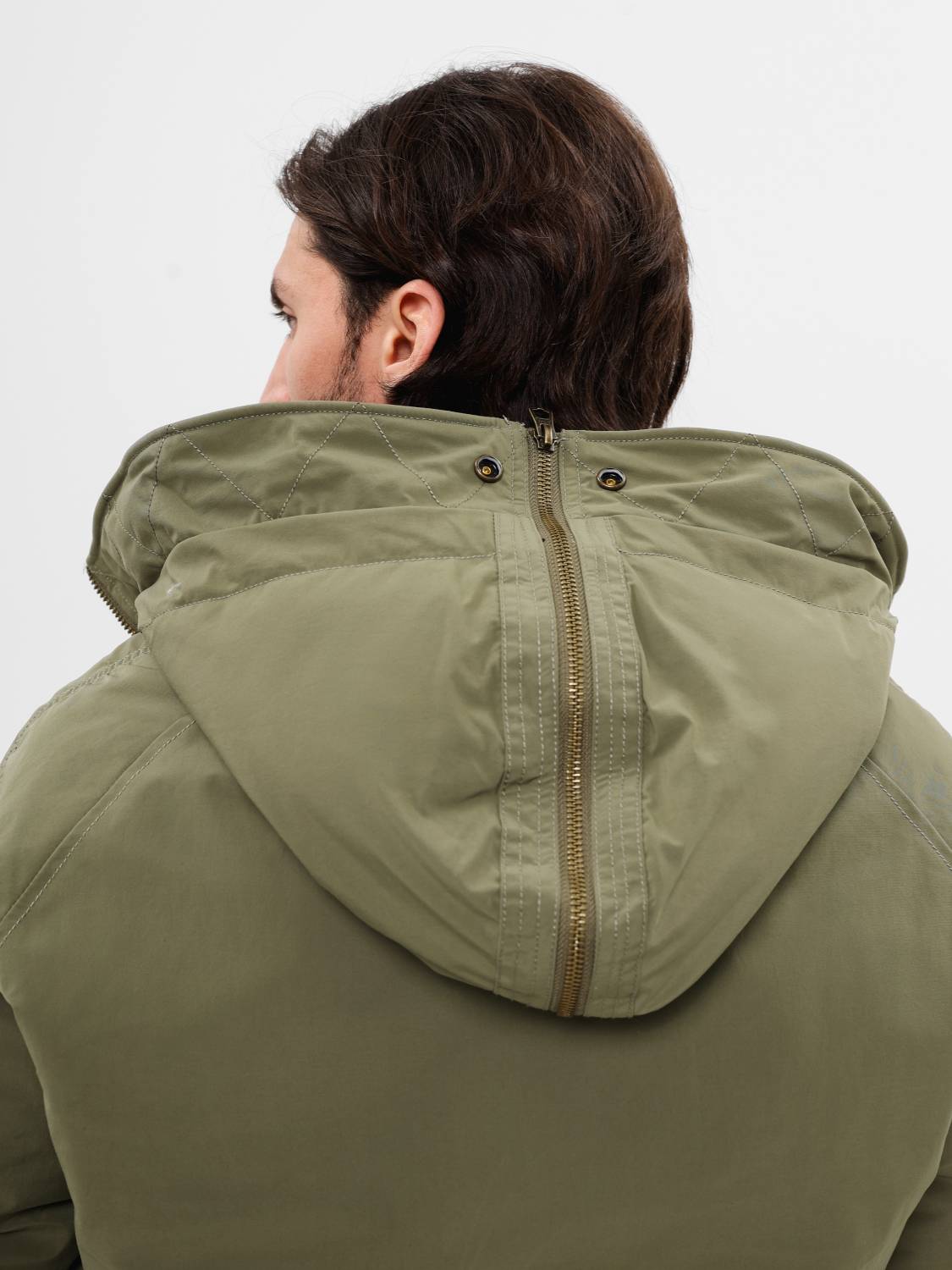 Куртка / Парка теплая мужская "N-2B Altitude" (OG-107 Green) Alpha Industries