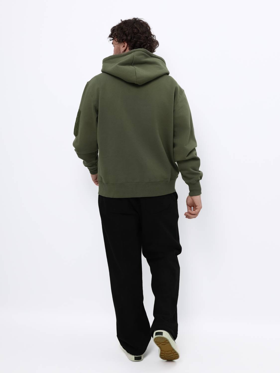 Худи / Толстовка на молнии "Utility Pocket Full Zip Up" (OG-107 Green) Alpha Industries