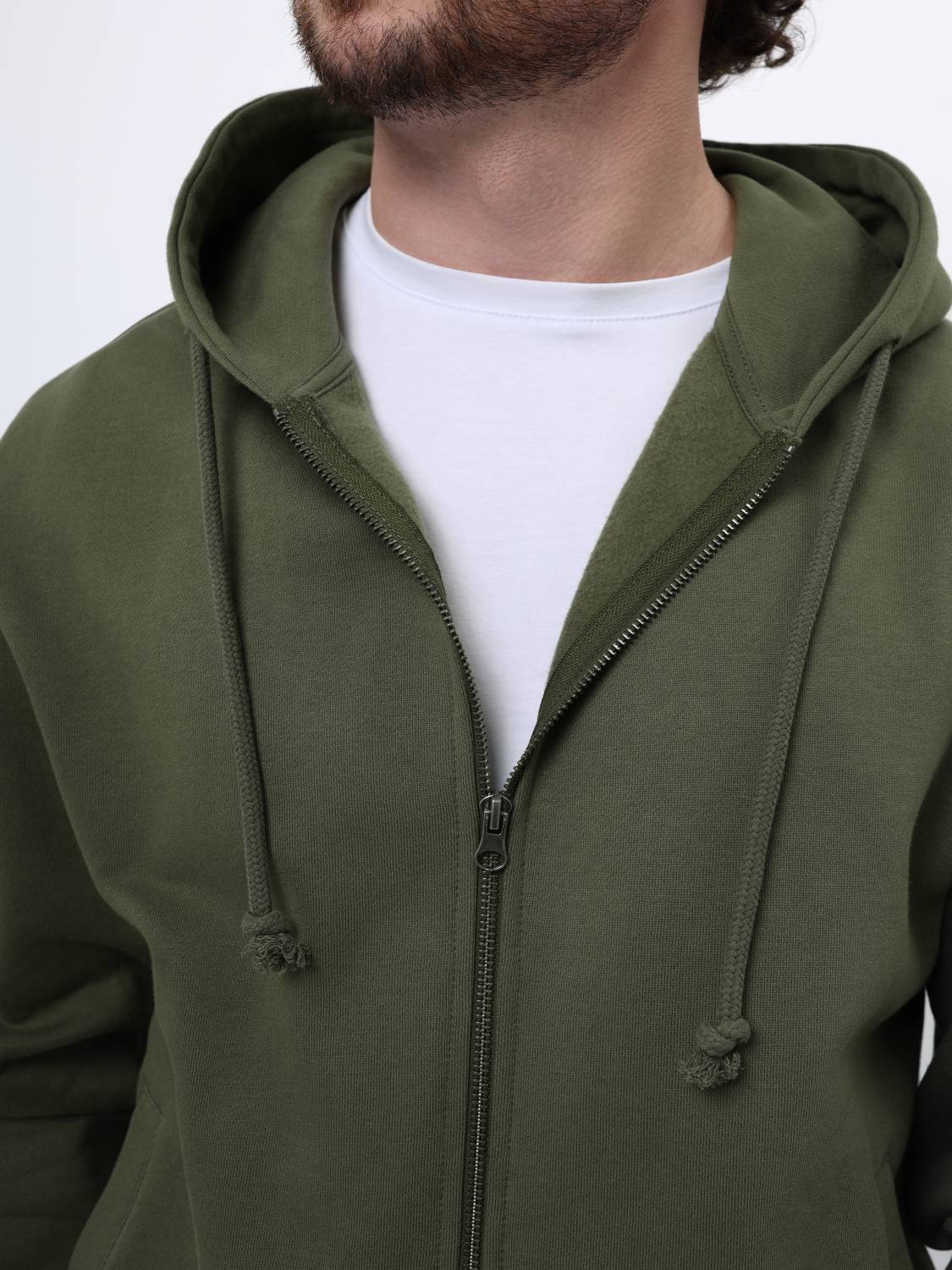 Худи / Толстовка на молнии "Utility Pocket Full Zip Up" (OG-107 Green) Alpha Industries