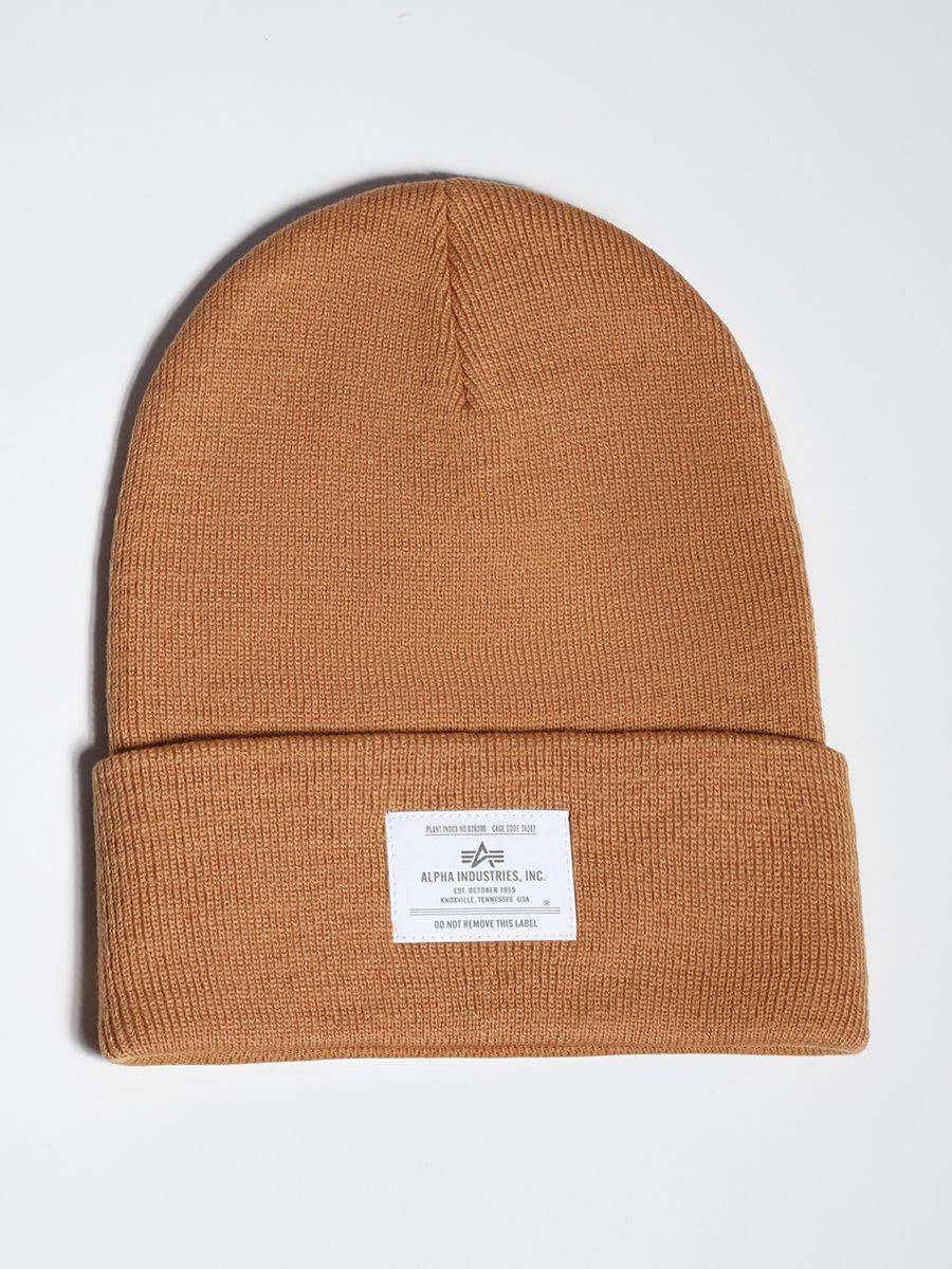Шапка "Essential Beanie" (Bronzed Brown) Alpha Industries