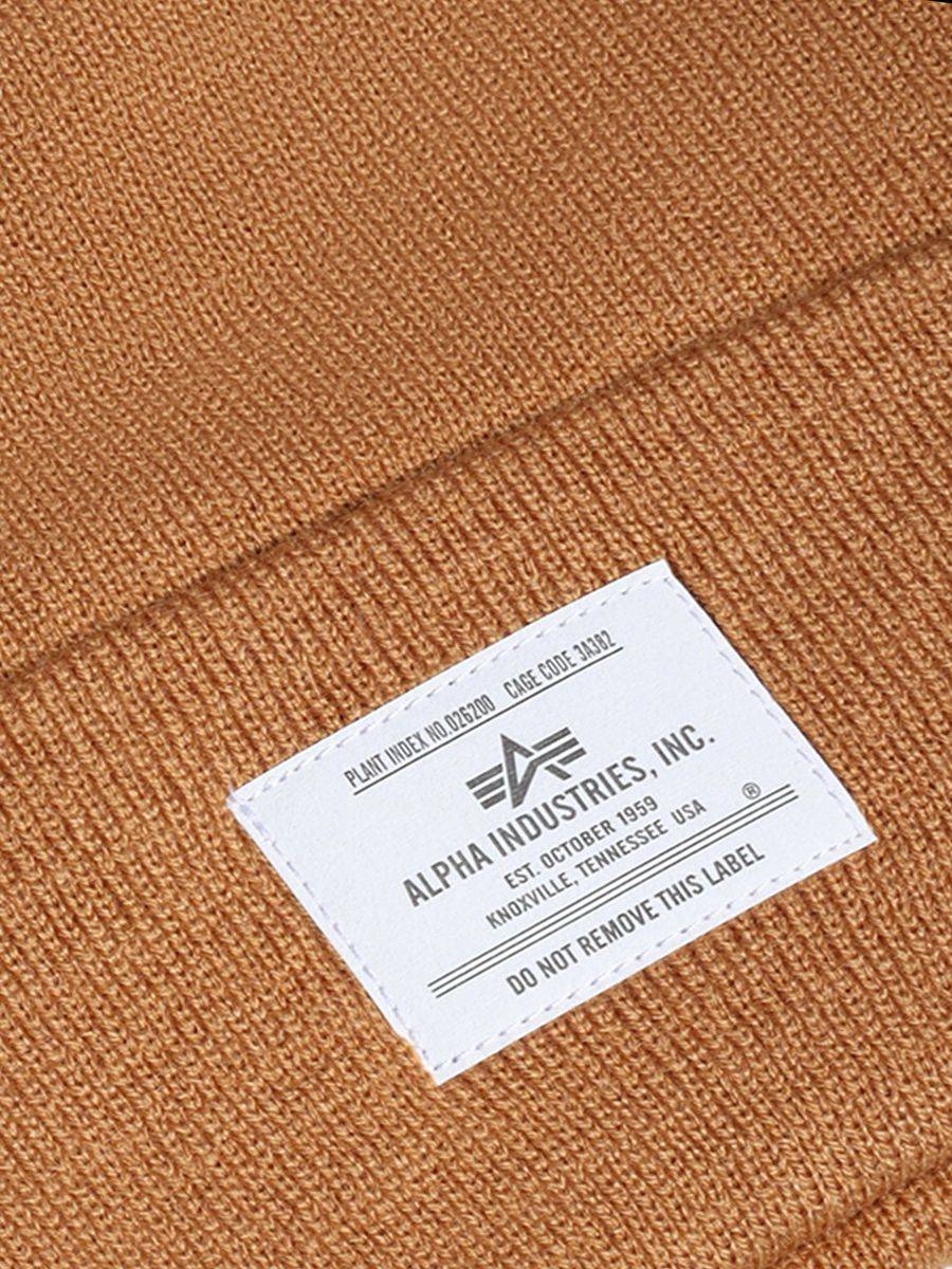 Шапка "Essential Beanie" (Bronzed Brown) Alpha Industries