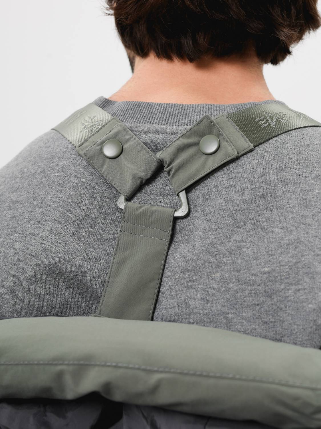 Пуховик / Парка теплая мужская "Puffer Parka" (Field Gray) Alpha Industries