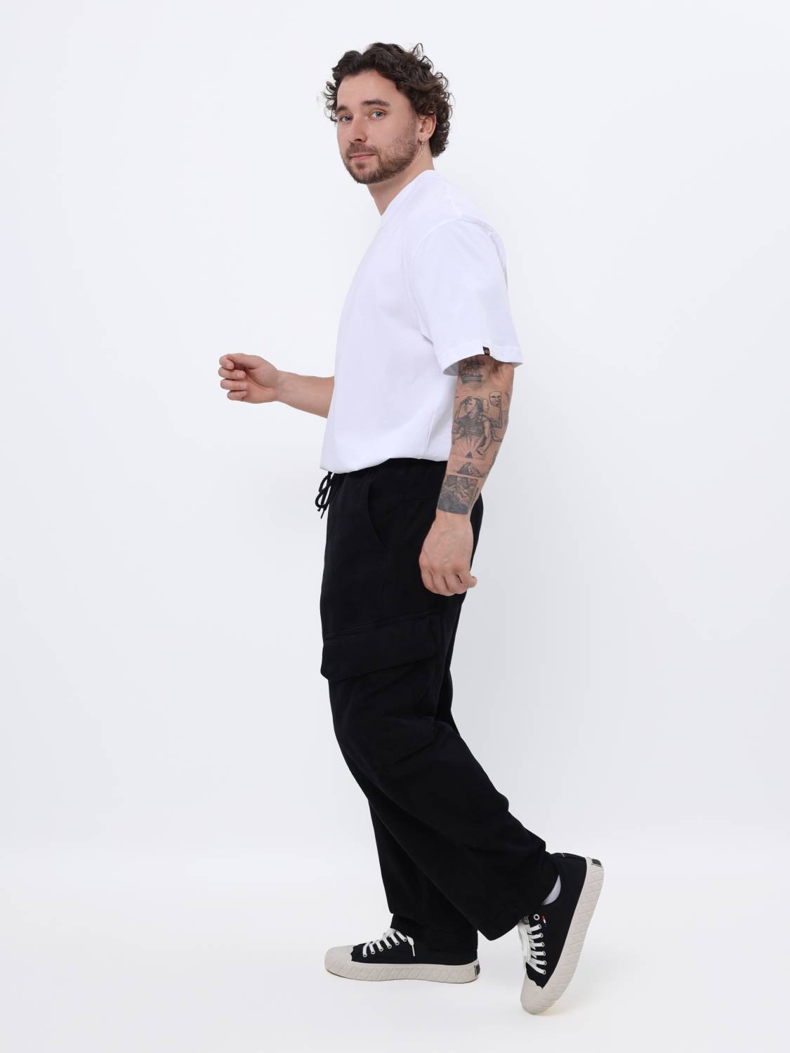 Брюки карго мужские "Cargo CTN'' (Black) Alpha Industries