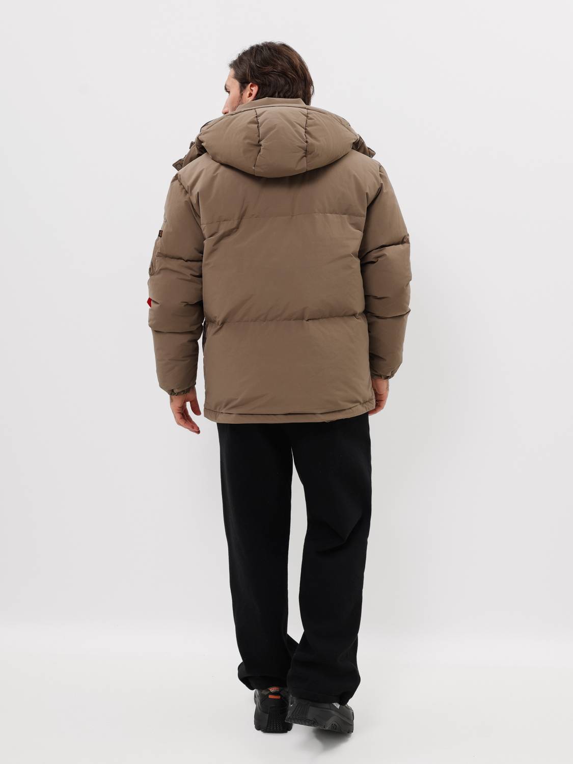 Пуховик / Парка теплая мужская "Puffer Parka" (Coyote Brown) Alpha Industries