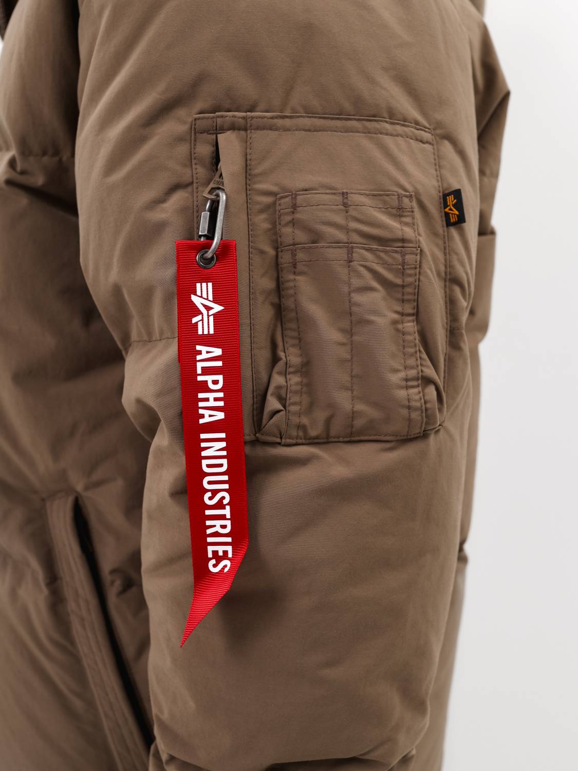 Пуховик / Парка теплая мужская "Puffer Parka" (Coyote Brown) Alpha Industries