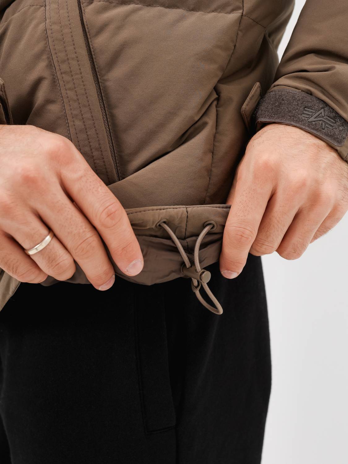 Пуховик / Парка теплая мужская "Puffer Parka" (Coyote Brown) Alpha Industries