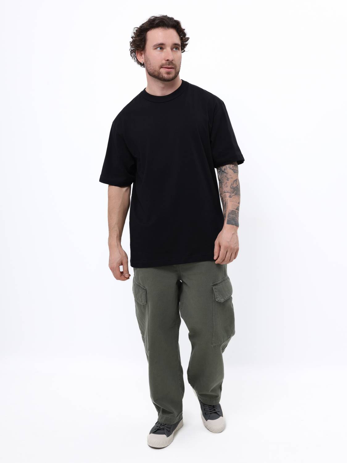 Футболка "SS Relaxed Tee" (Black) Alpha Industries