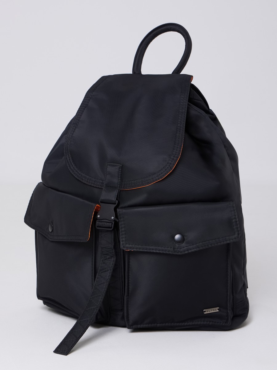 Рюкзак "Nylon Backpack" (Black) Alpha Industries