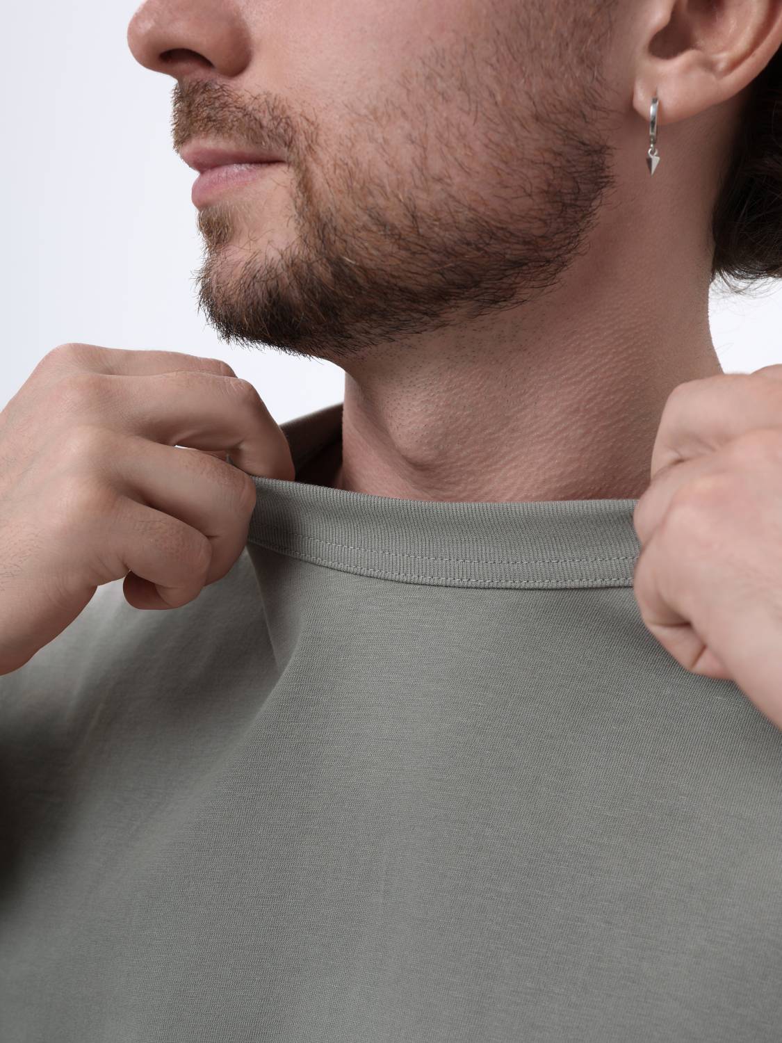 Футболка "SS Relaxed Tee" (Mid Gray) Alpha Industries