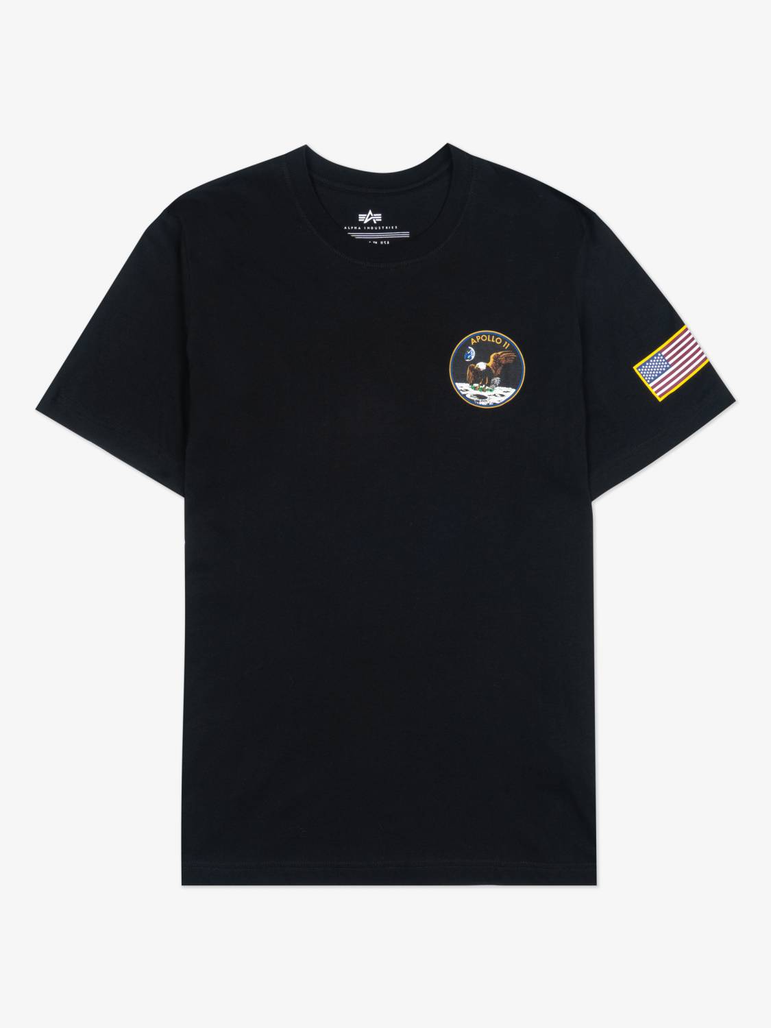 Футболка "Apollo" (Black) Alpha Industries