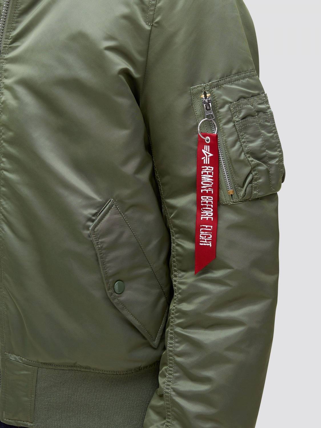 Куртка / Бомбер утепленный мужской ''MA-1 Natus'' (Sage) Alpha Industries
