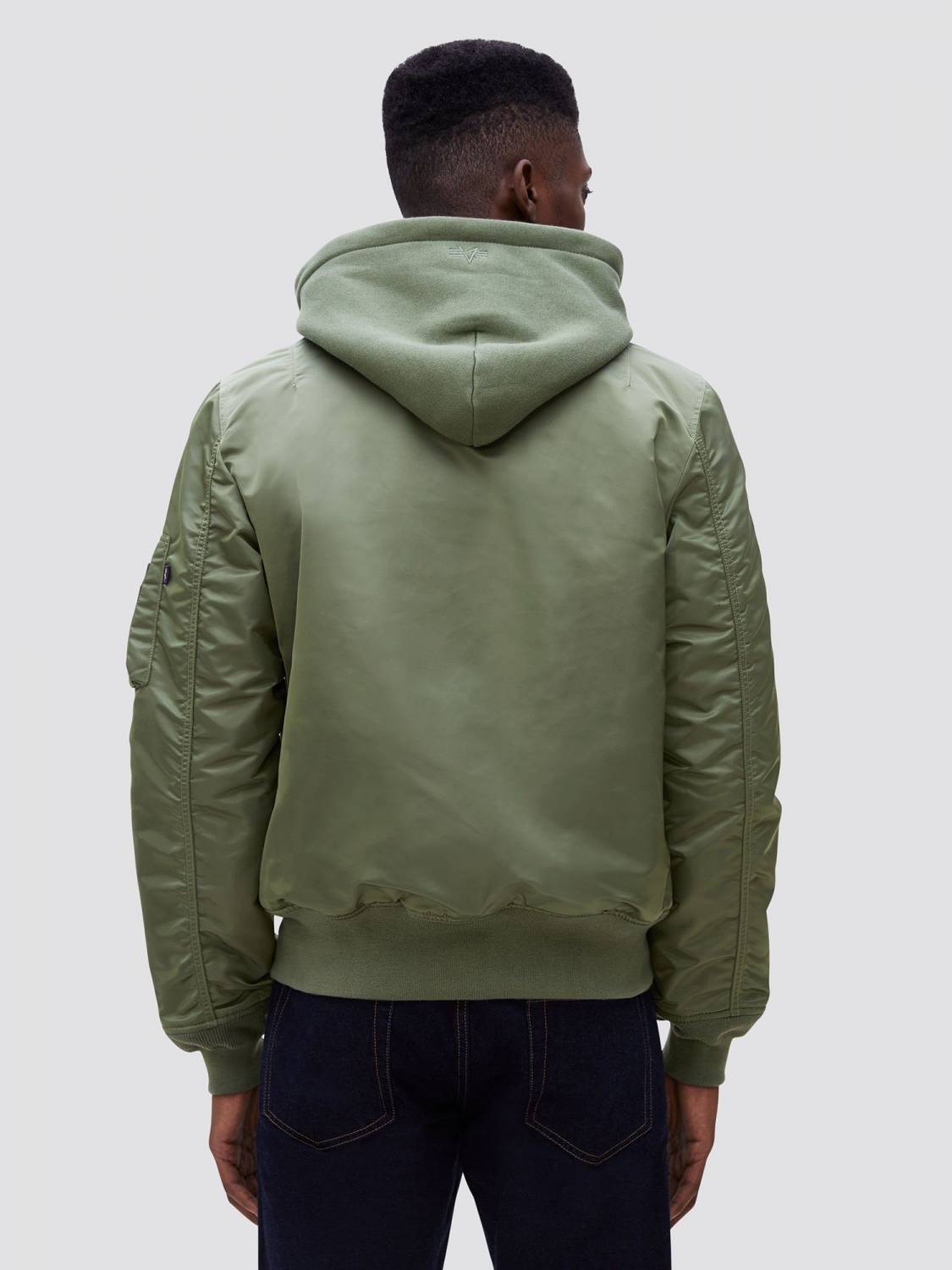 Куртка / Бомбер утепленный мужской ''MA-1 Natus'' (Sage) Alpha Industries