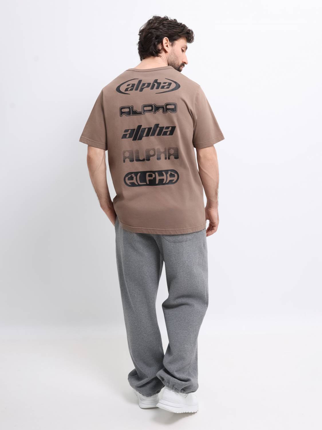 Футболка "Logos" (Coyote Brown) Alpha Industries