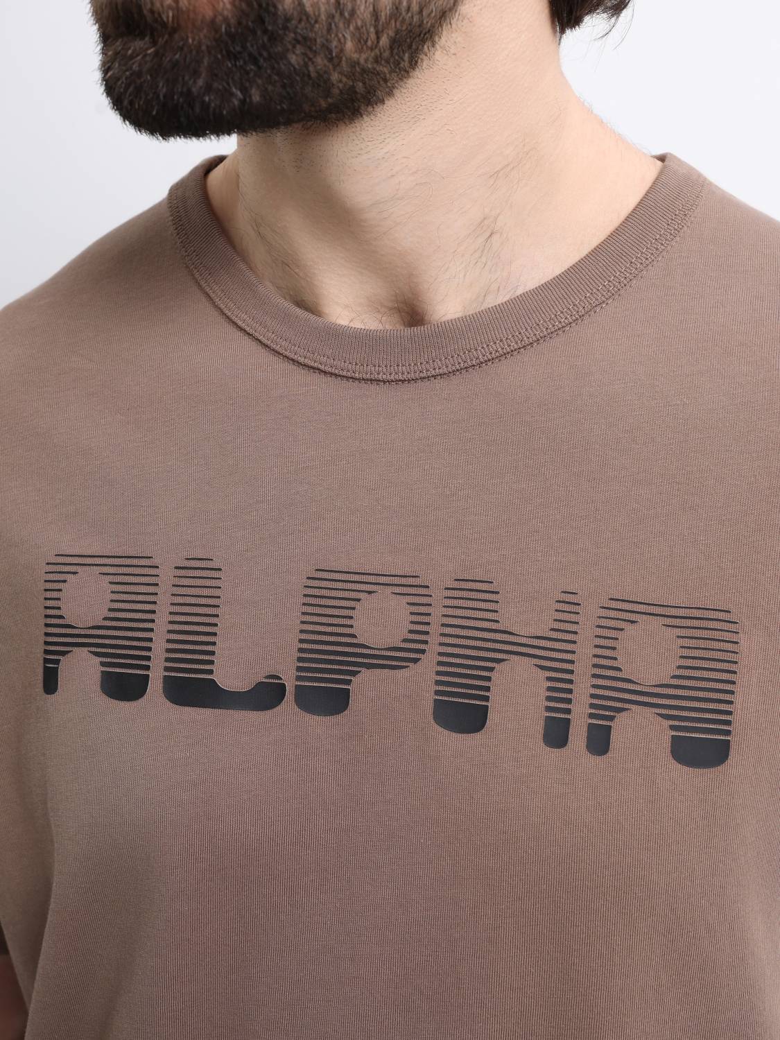 Футболка "Logos" (Coyote Brown) Alpha Industries