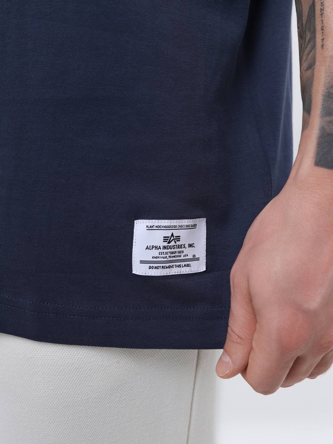 Футболка "Relaxed Collegiate A" (Replica Blue) Alpha Industries