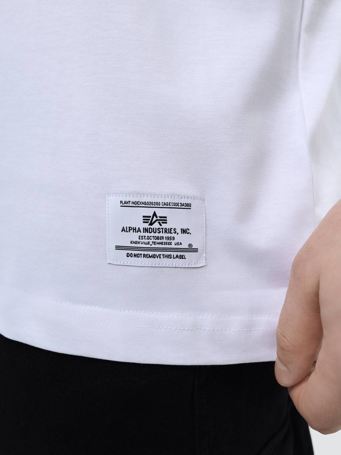 Футболка "Relaxed Collegiate A" (White) Alpha Industries
