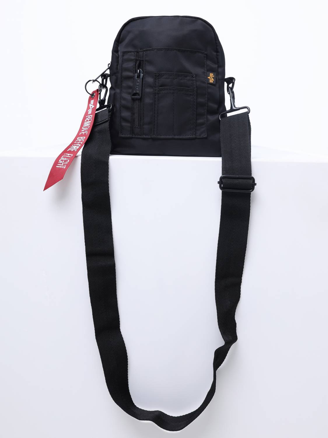 Сумка через плечо "Crew Carry Bag" (Black) Alpha Industries