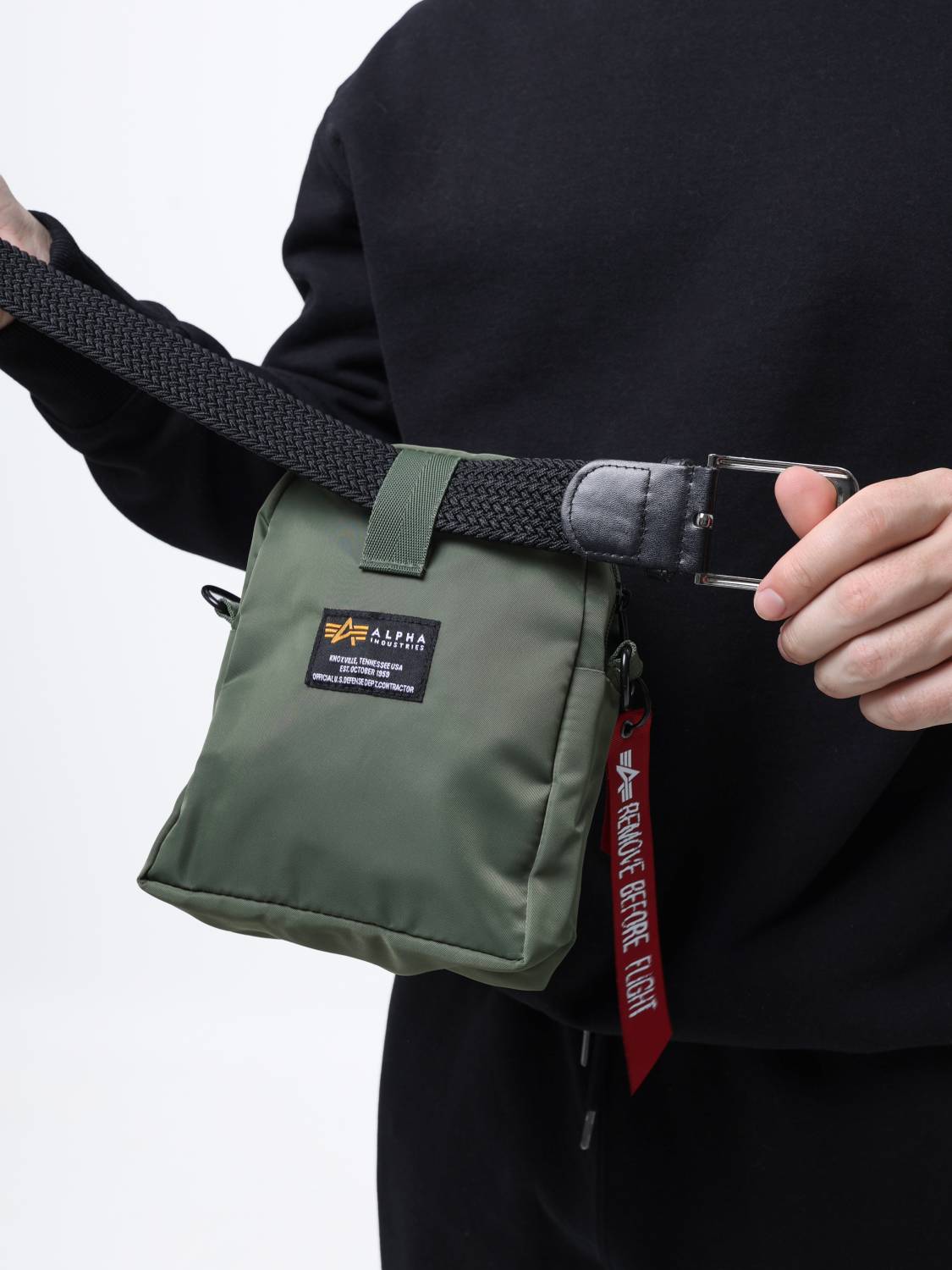 Сумка через плечо "Crew Carry Bag" (Sage) Alpha Industries